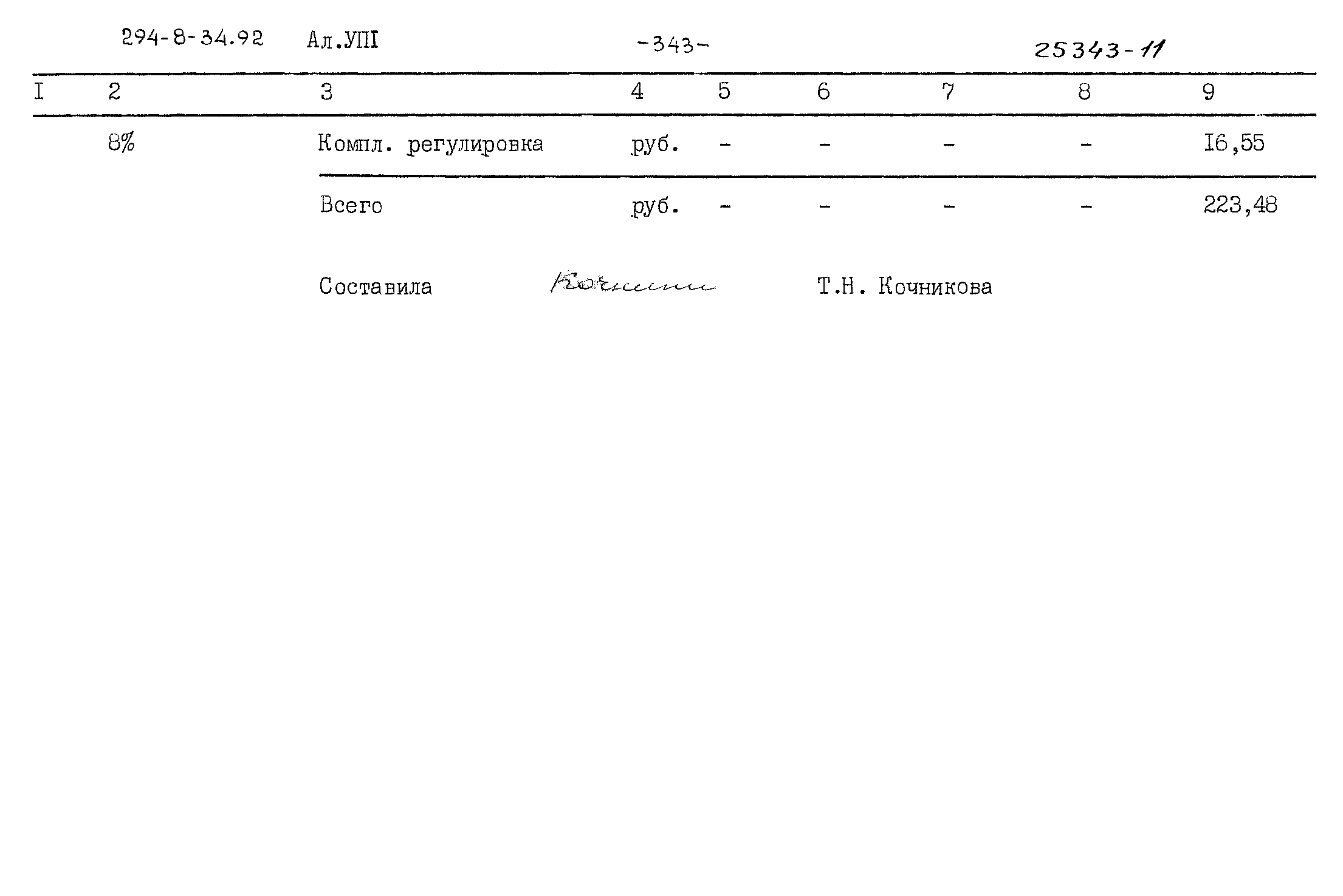 Типовой проект 294-8-34.92