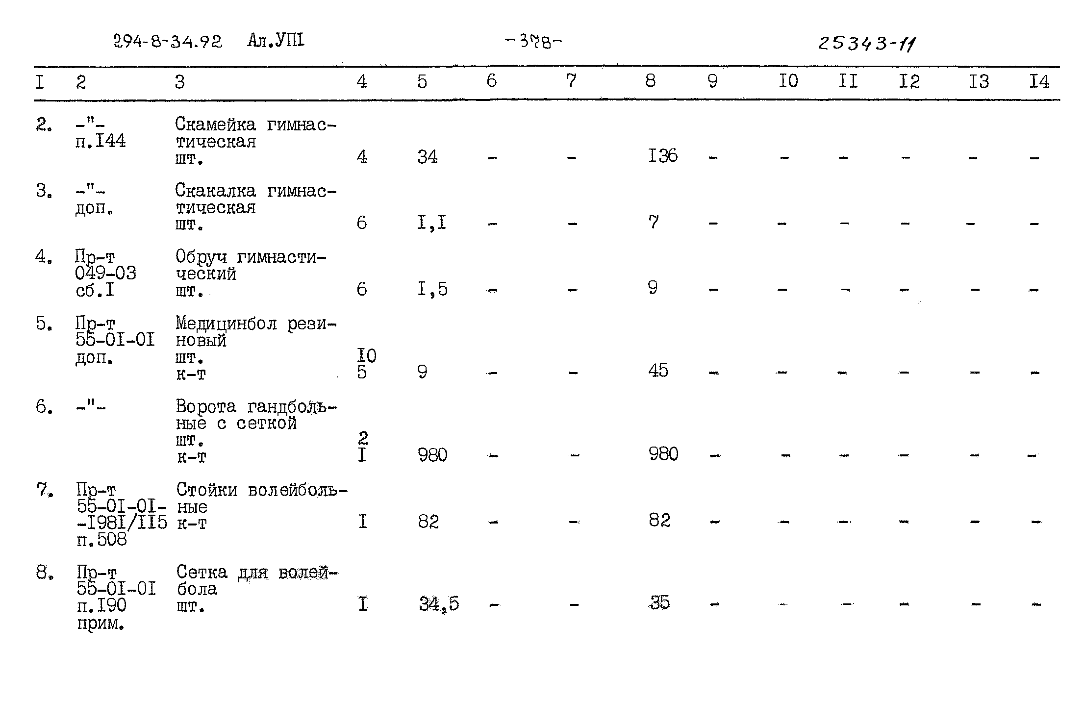 Типовой проект 294-8-34.92