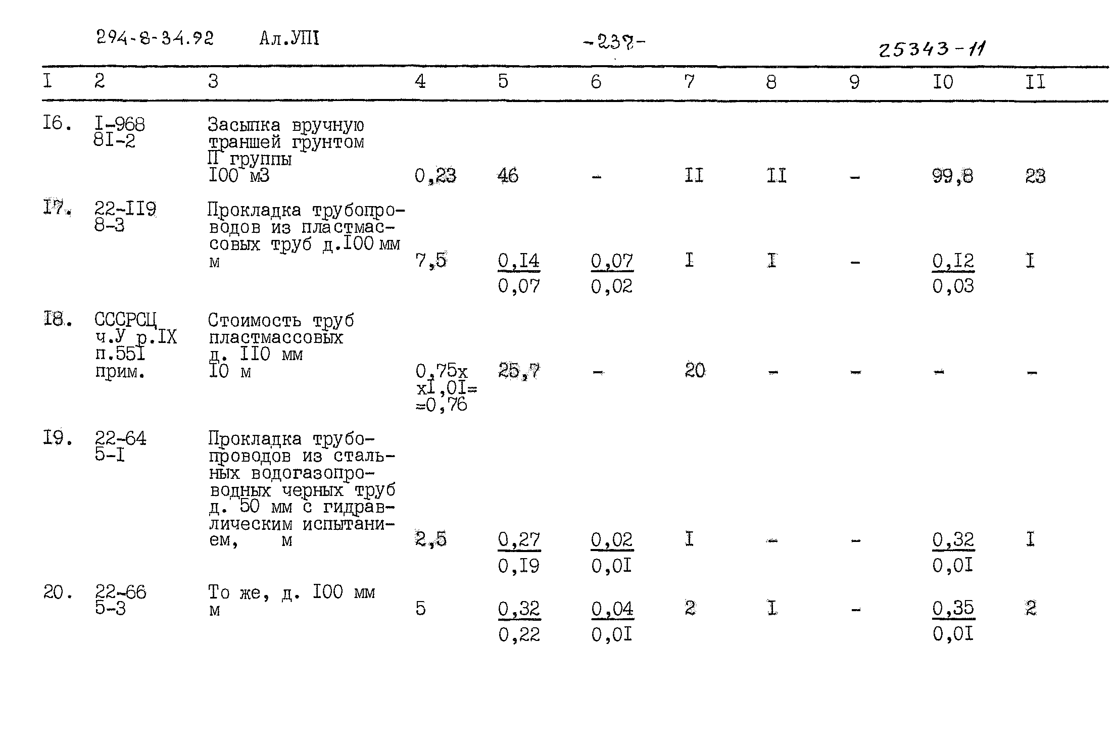 Типовой проект 294-8-34.92