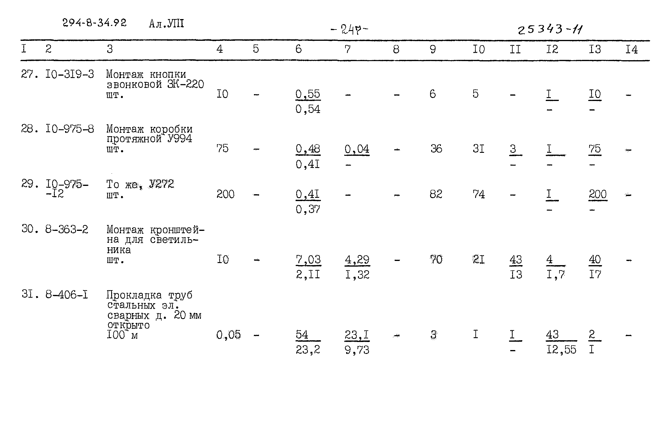 Типовой проект 294-8-34.92