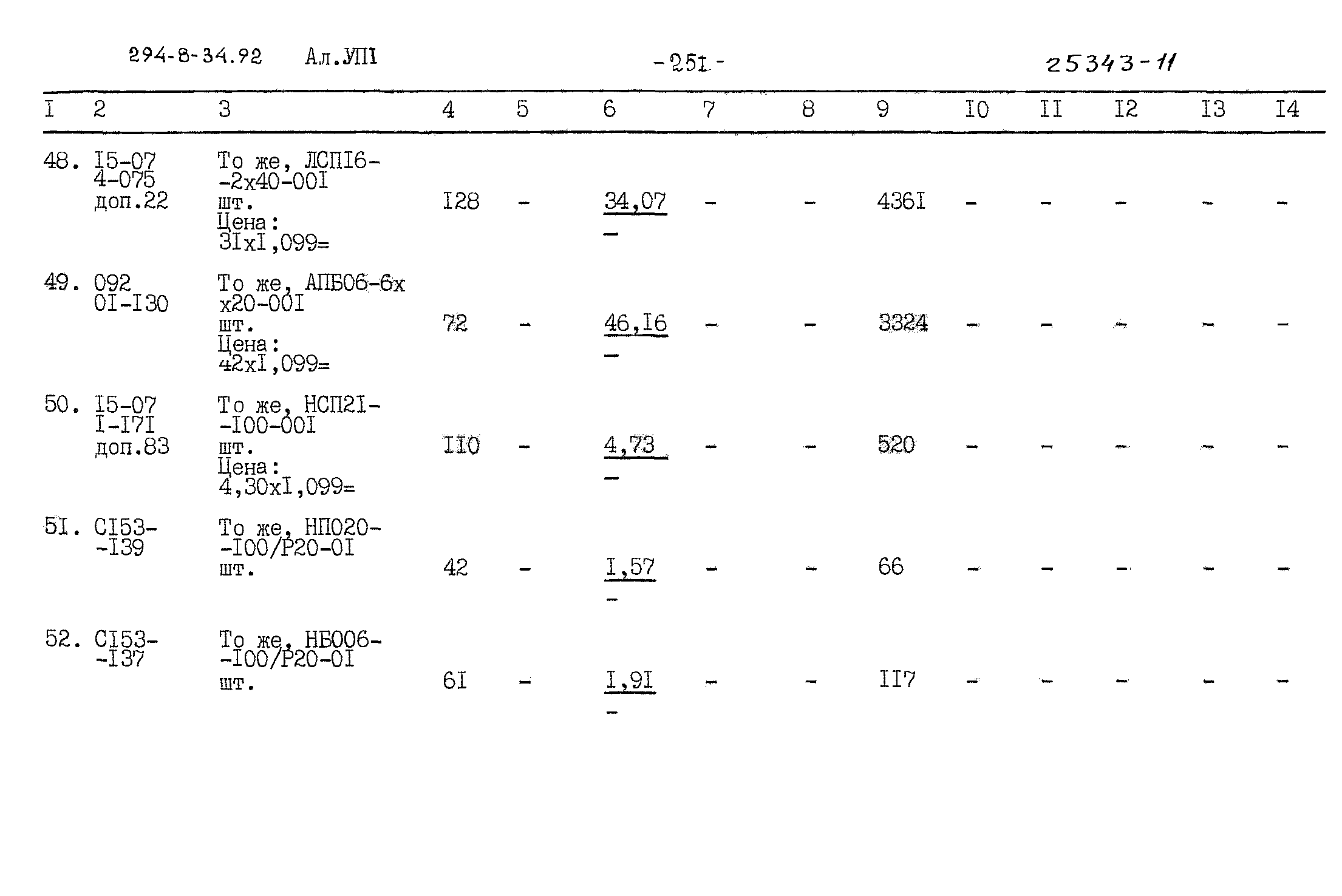 Типовой проект 294-8-34.92