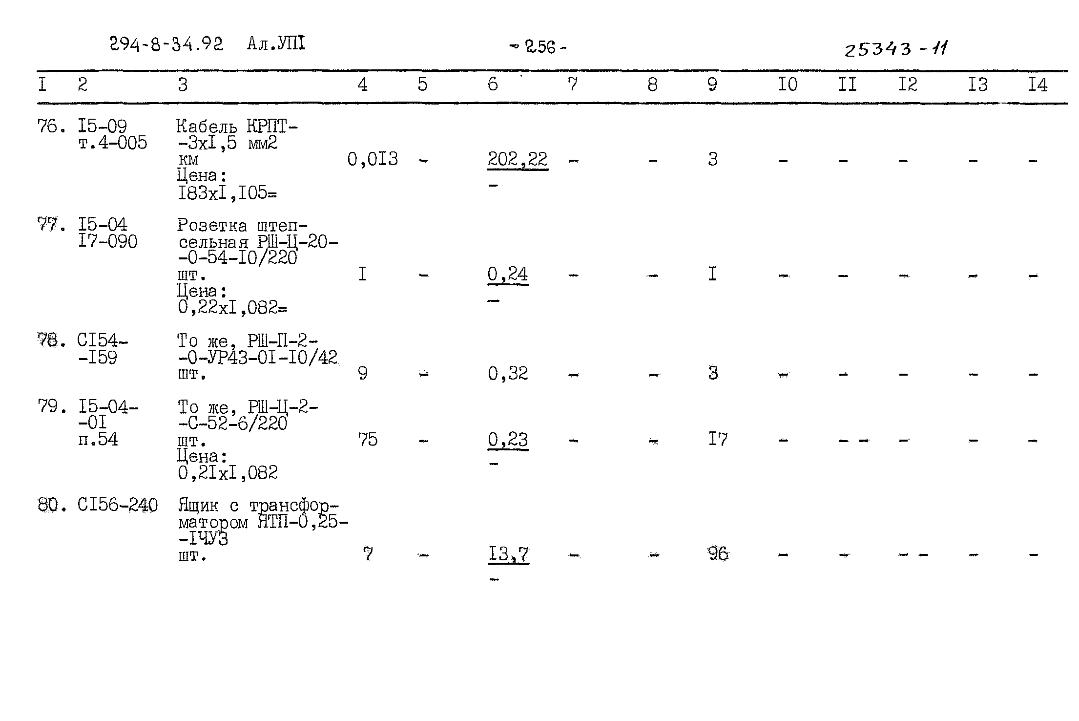 Типовой проект 294-8-34.92