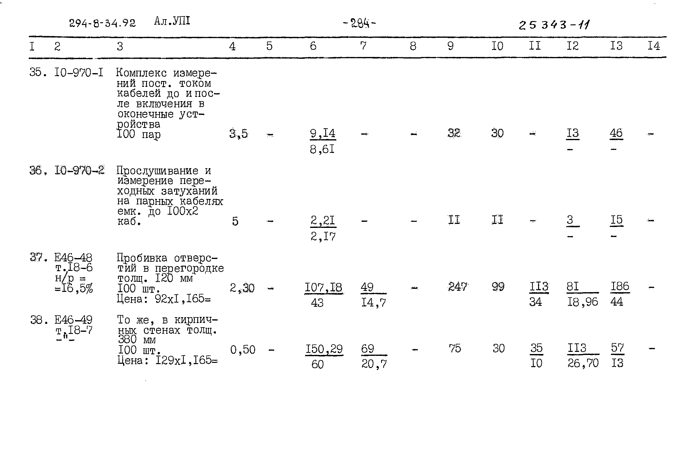 Типовой проект 294-8-34.92