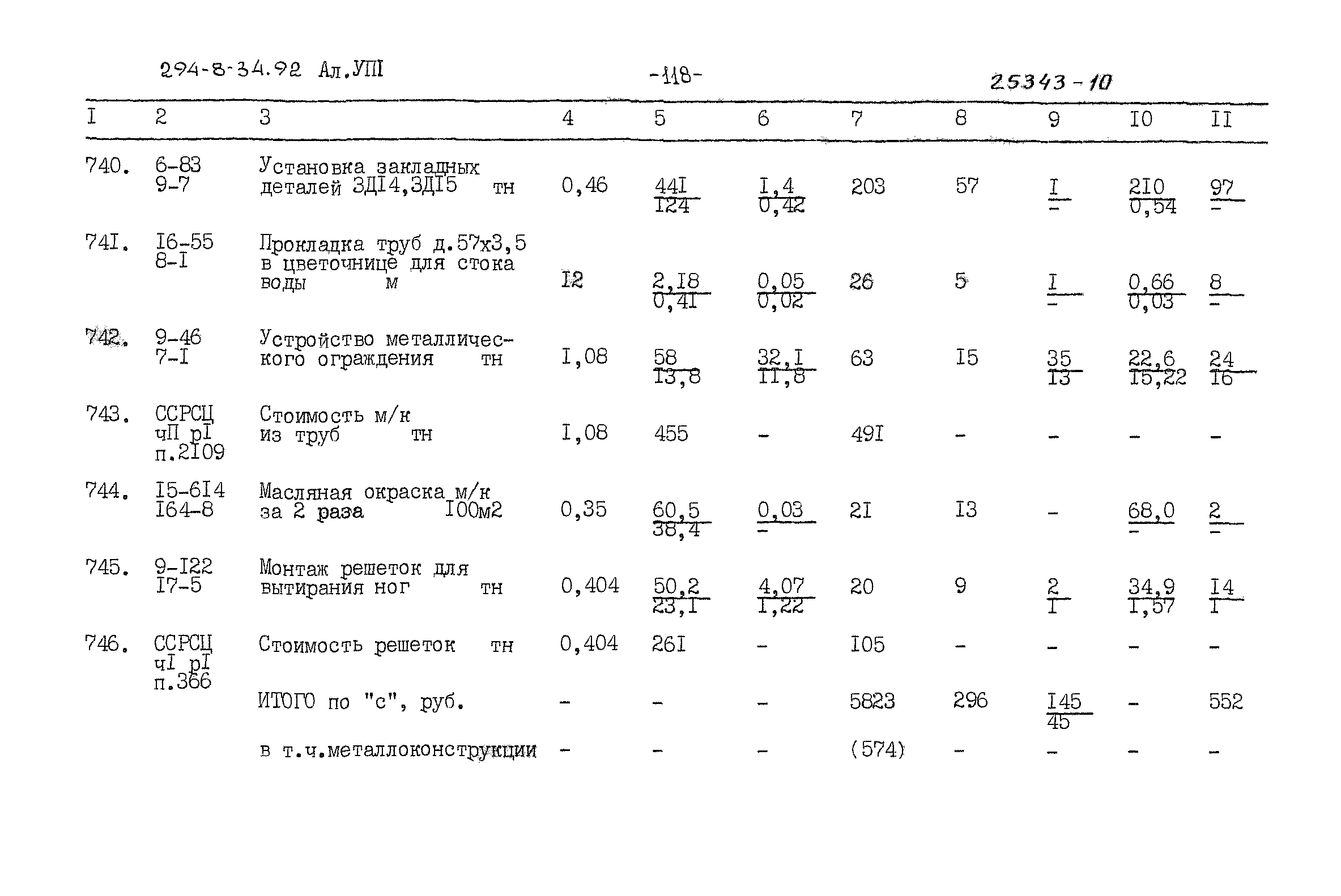 Типовой проект 294-8-34.92