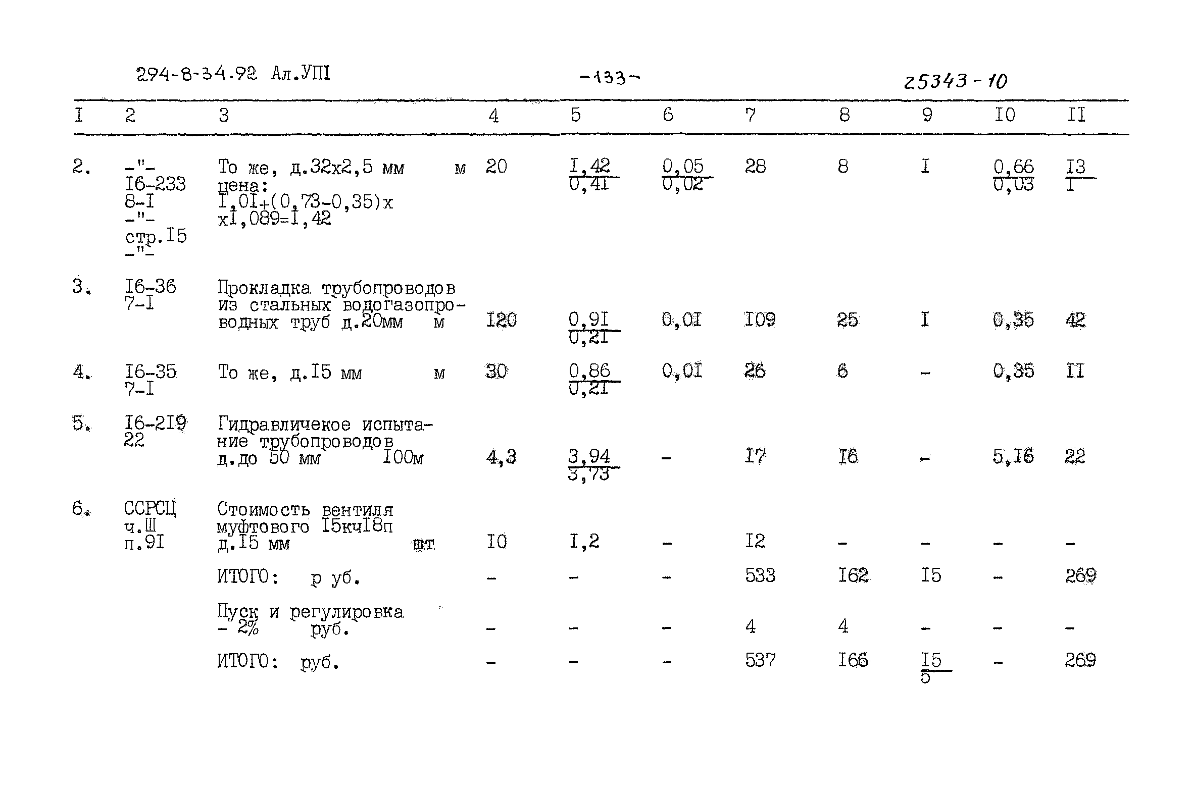 Типовой проект 294-8-34.92