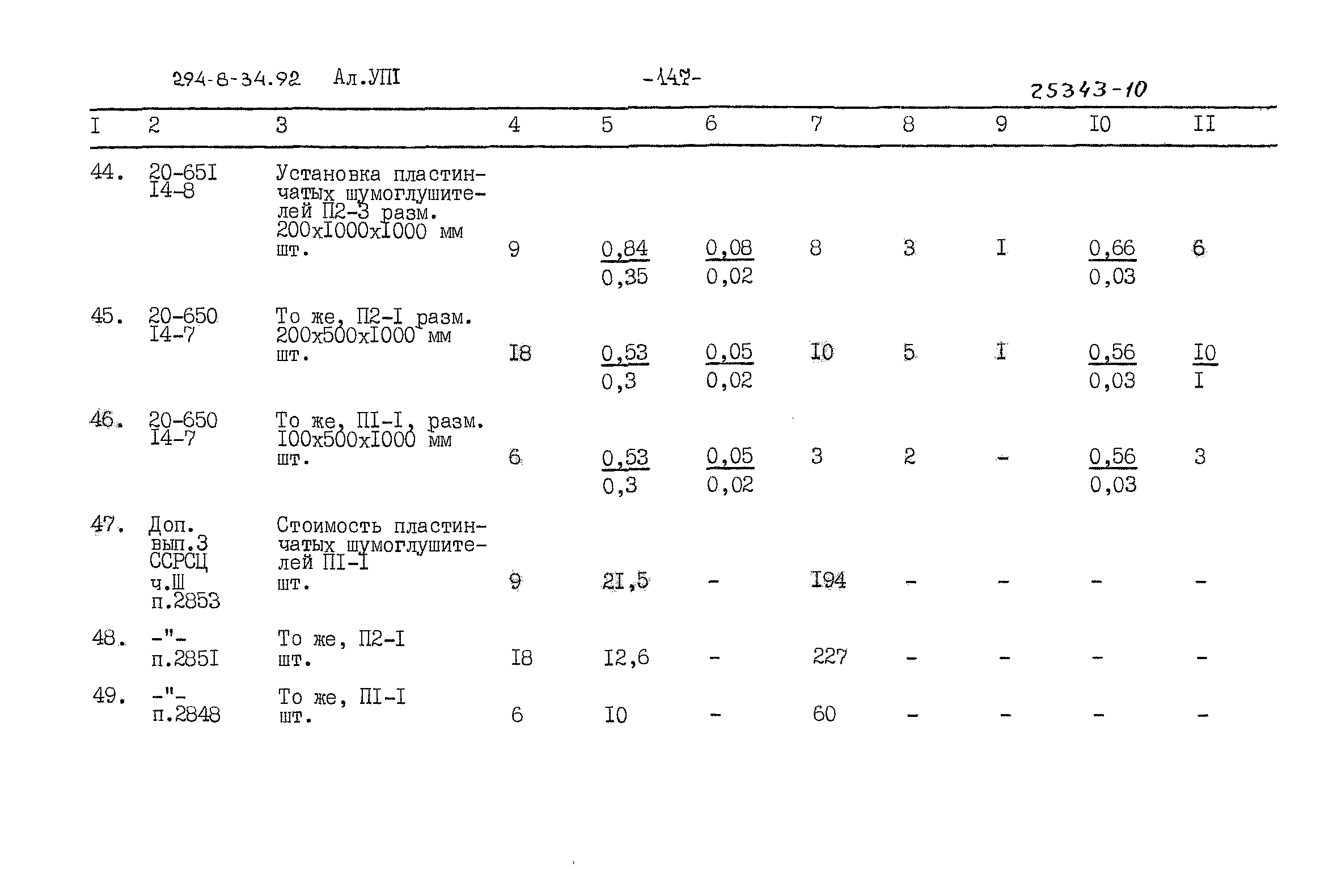 Типовой проект 294-8-34.92