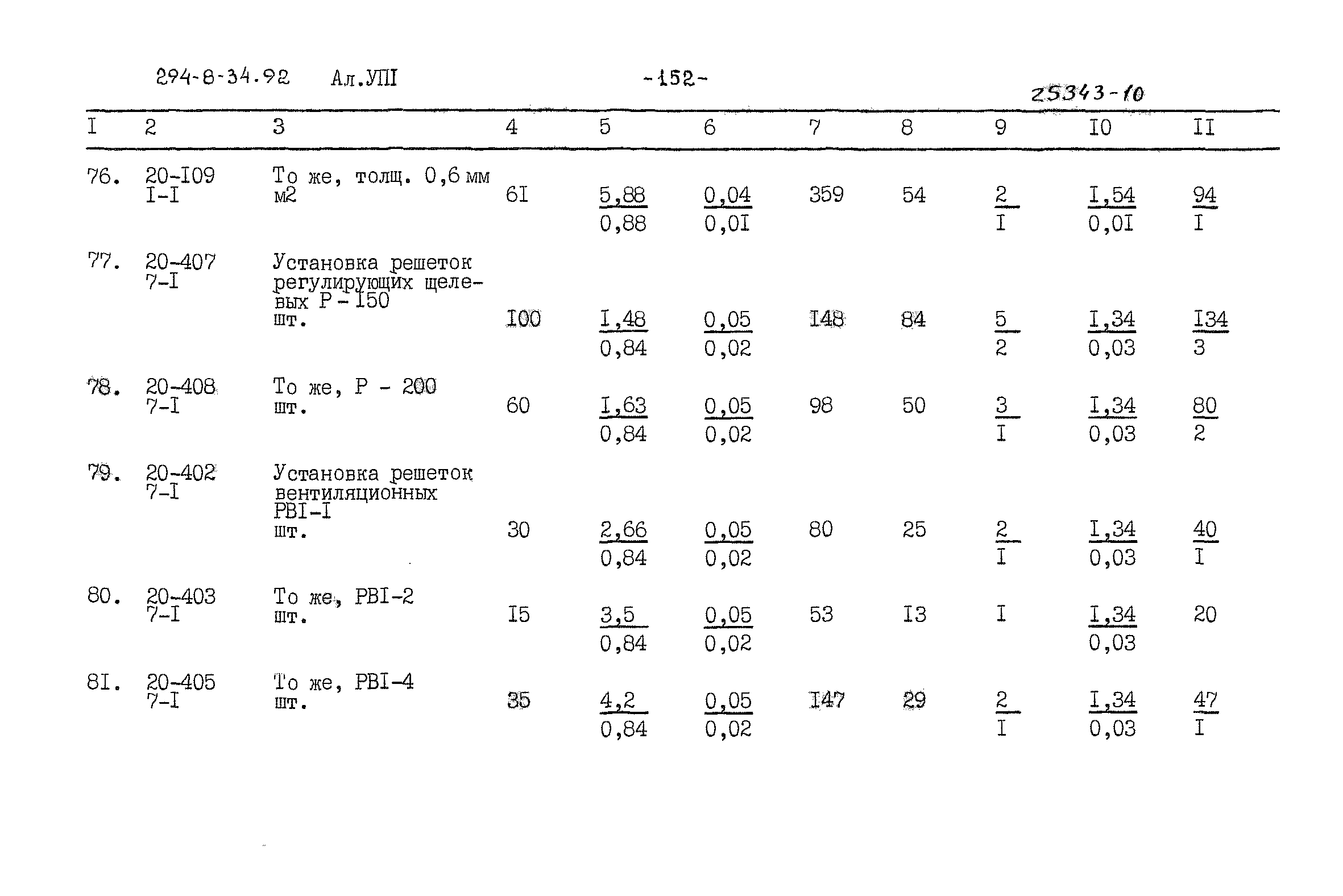 Типовой проект 294-8-34.92