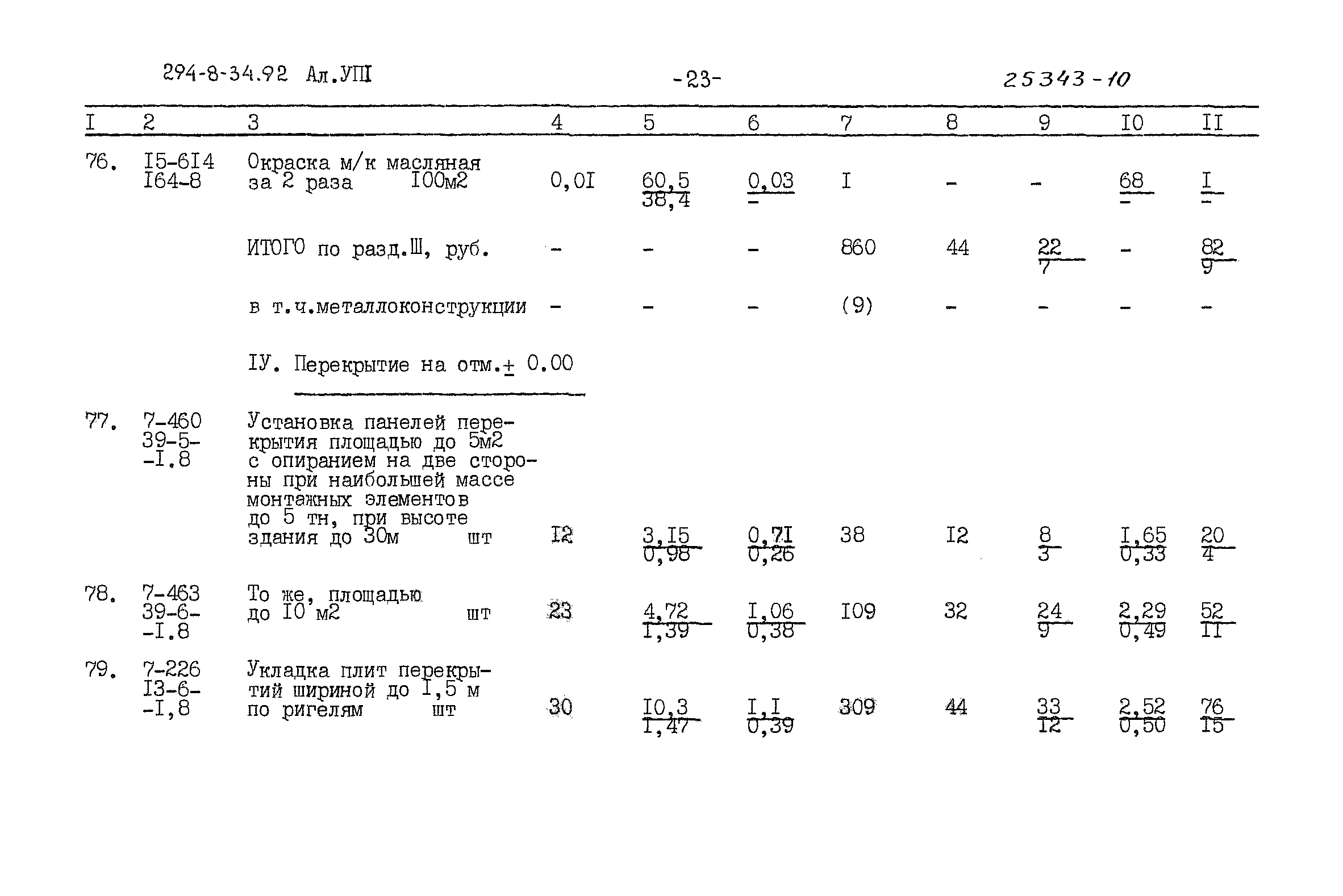 Типовой проект 294-8-34.92