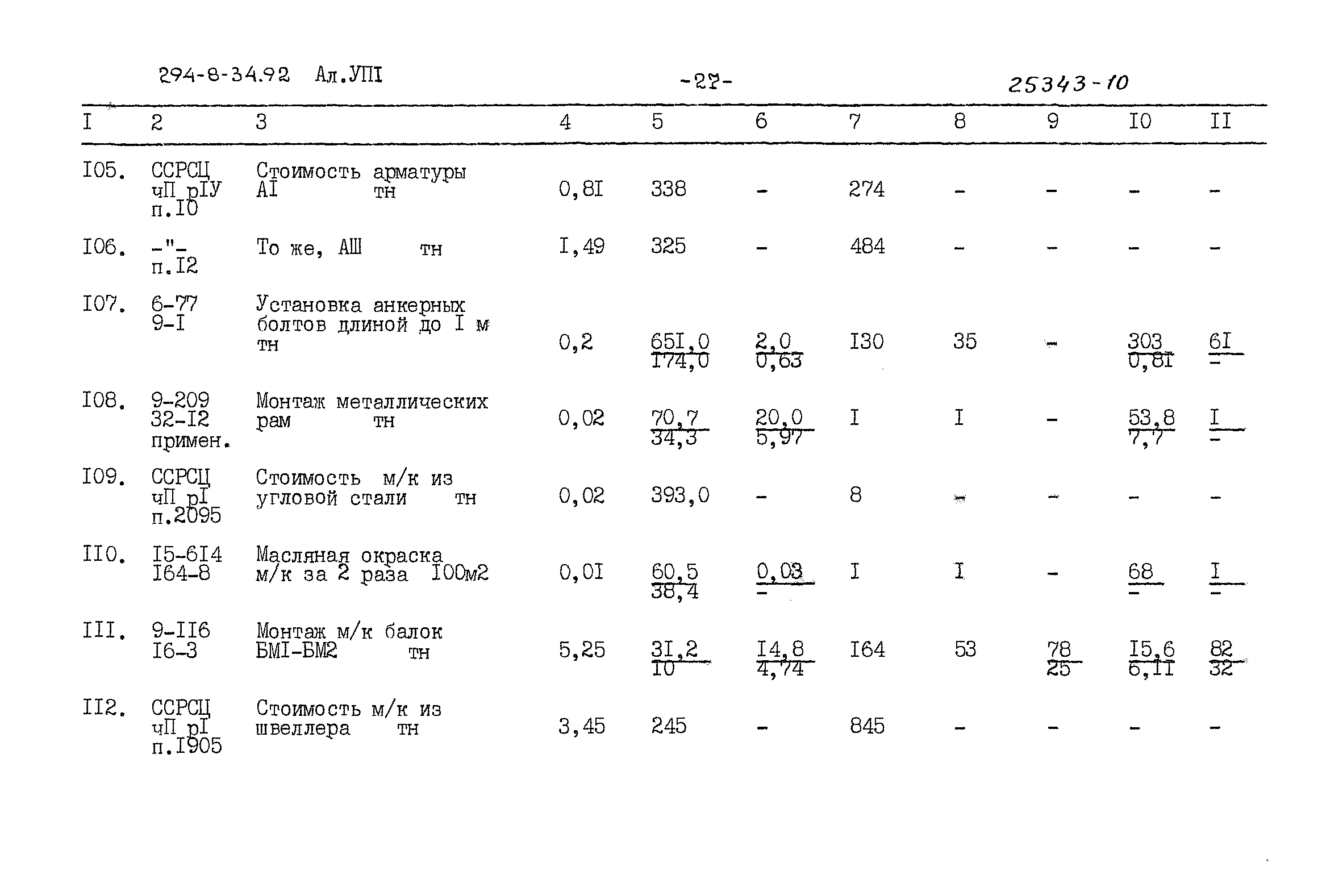 Типовой проект 294-8-34.92