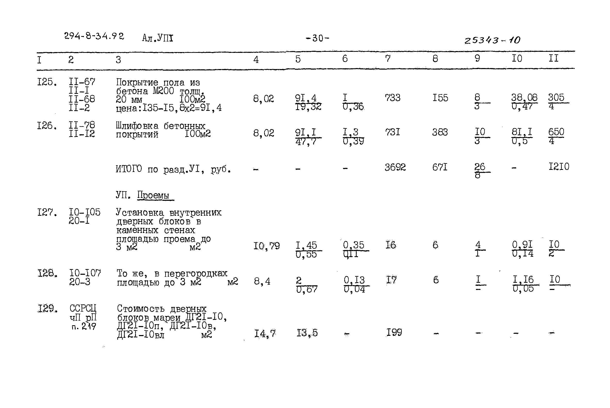 Типовой проект 294-8-34.92