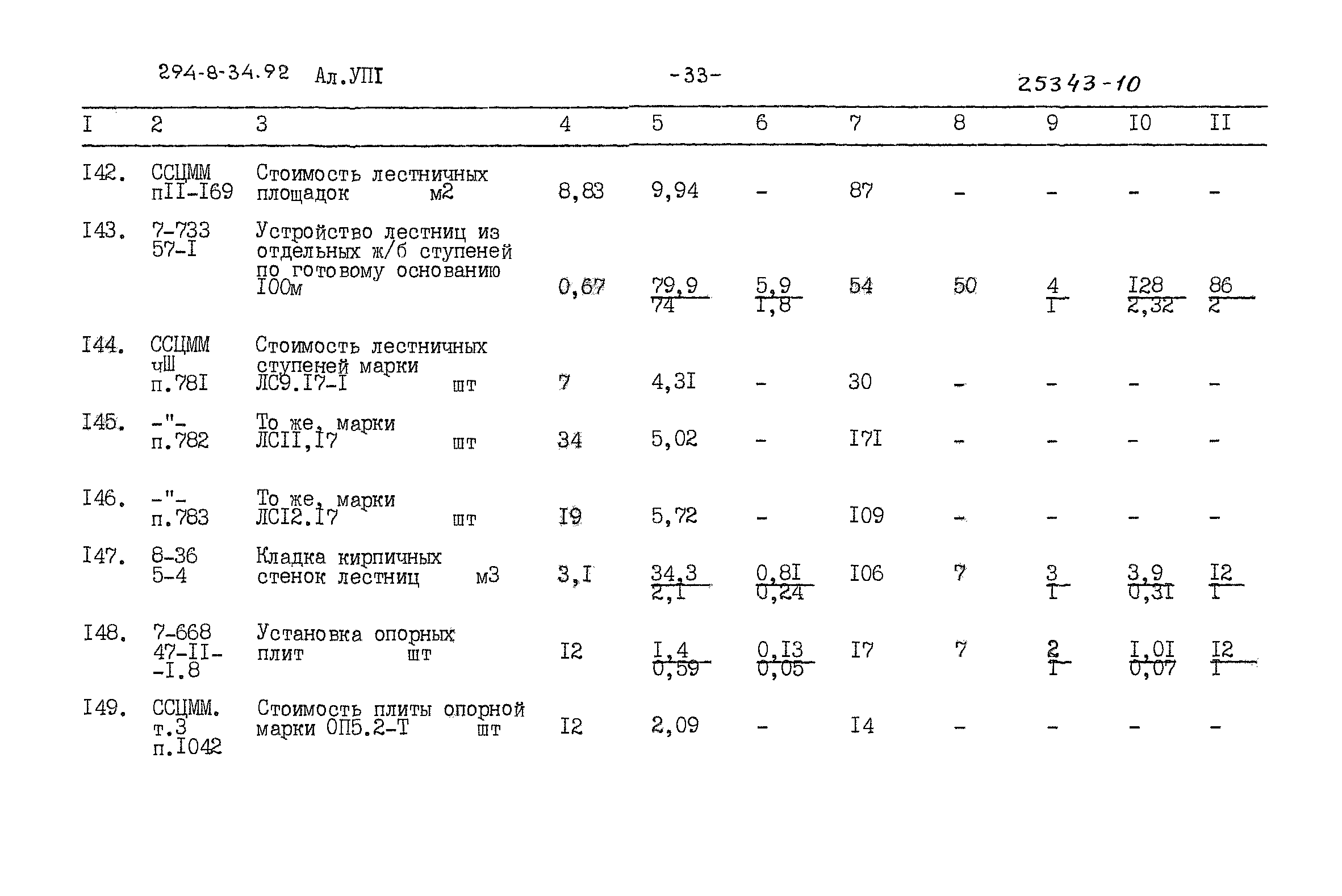 Типовой проект 294-8-34.92