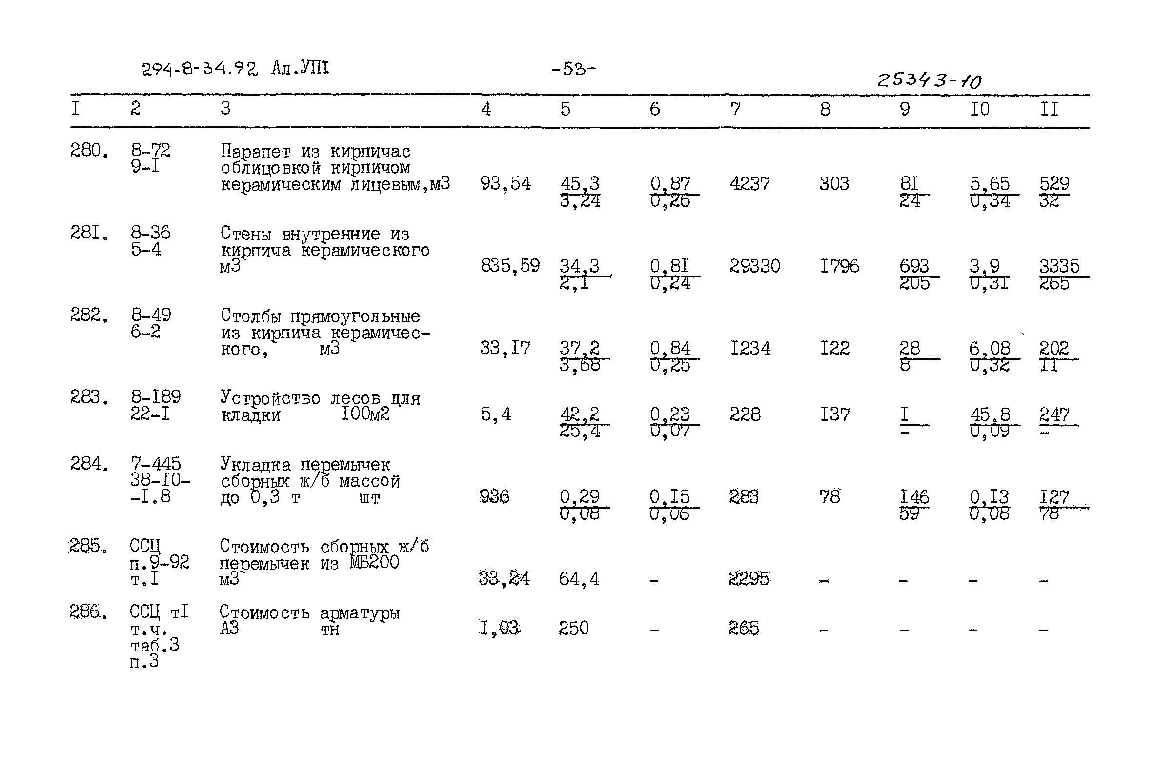 Типовой проект 294-8-34.92