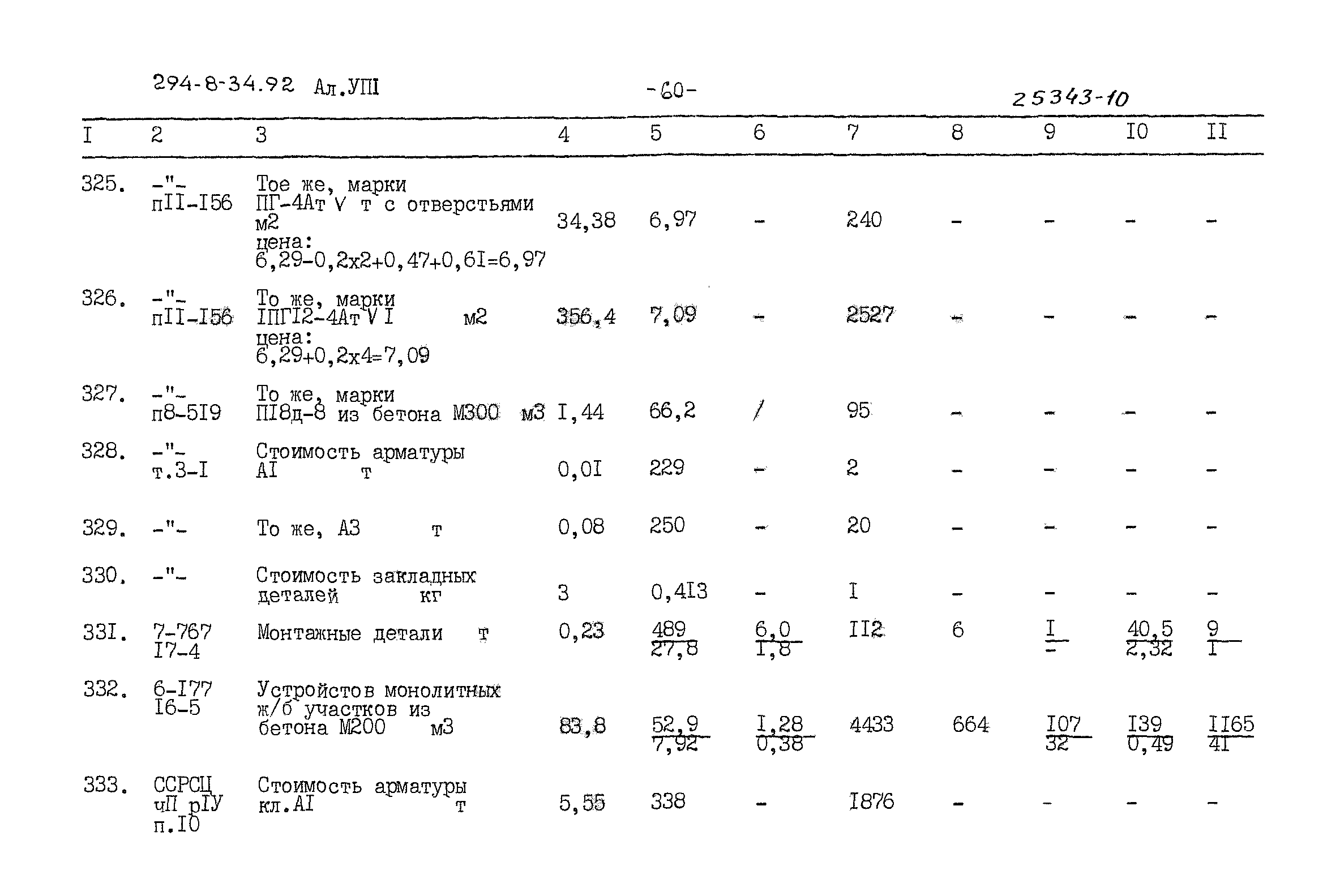 Типовой проект 294-8-34.92