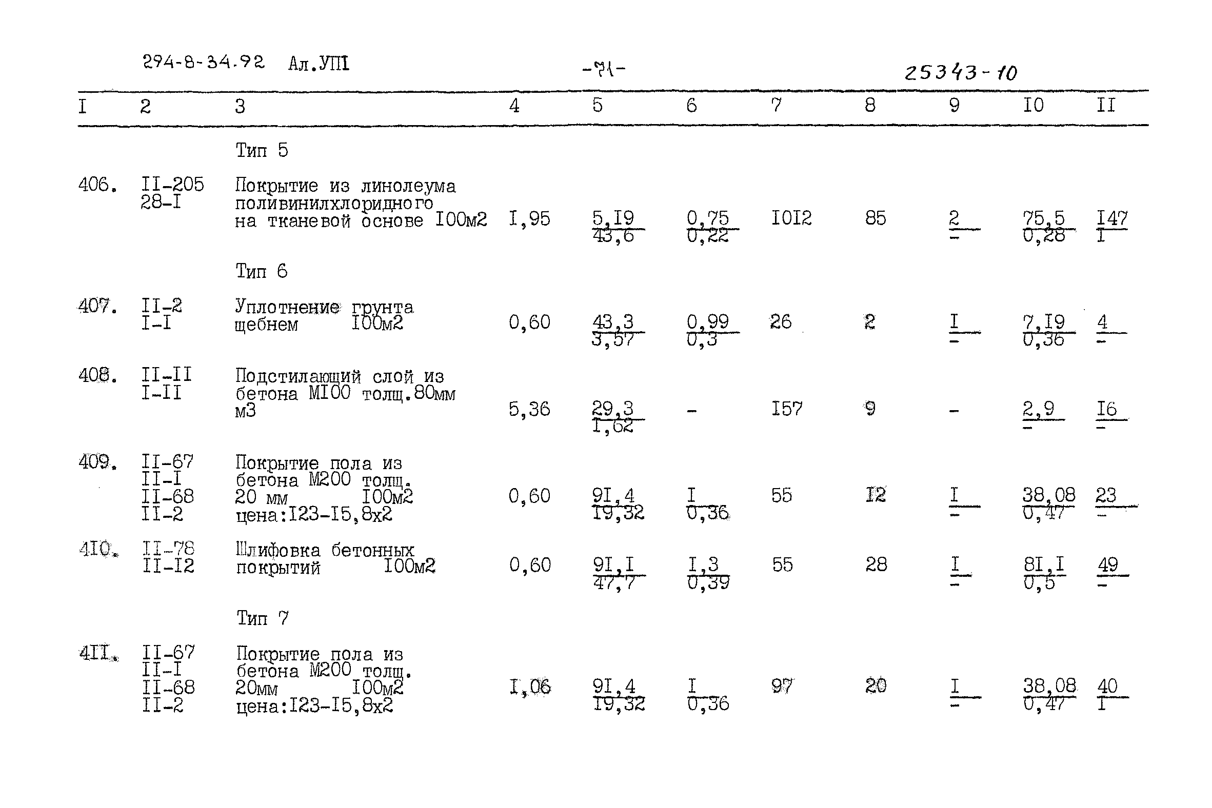 Типовой проект 294-8-34.92