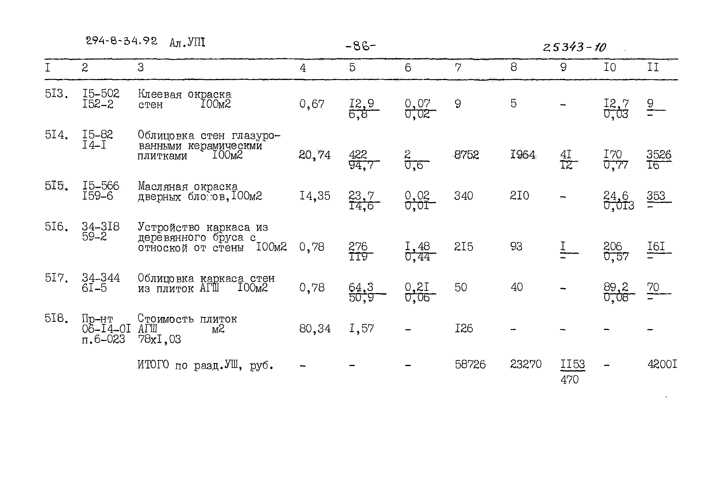 Типовой проект 294-8-34.92