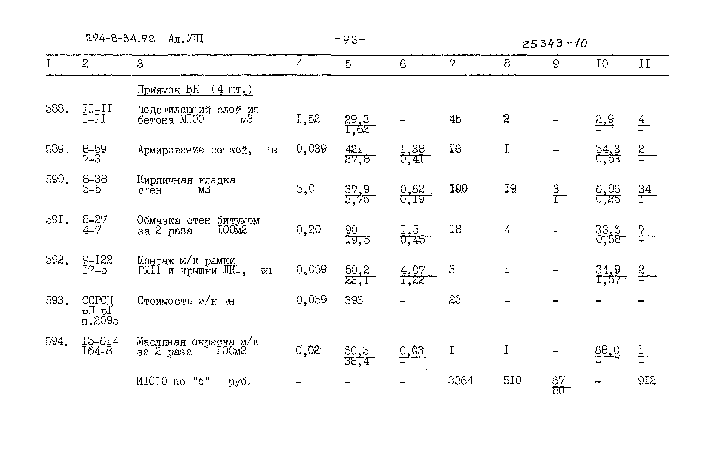 Типовой проект 294-8-34.92