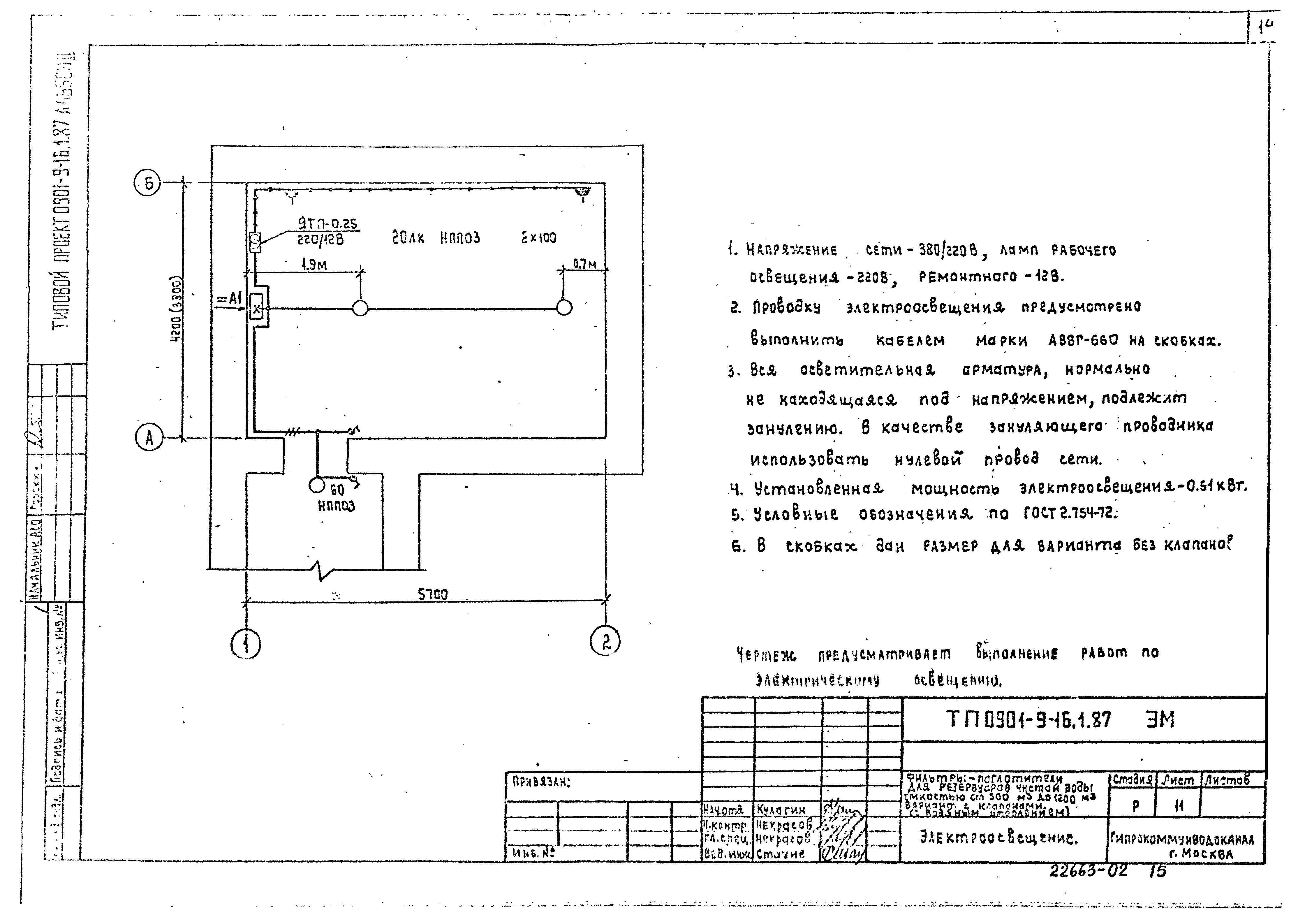 Типовой проект 0901-9-21.87