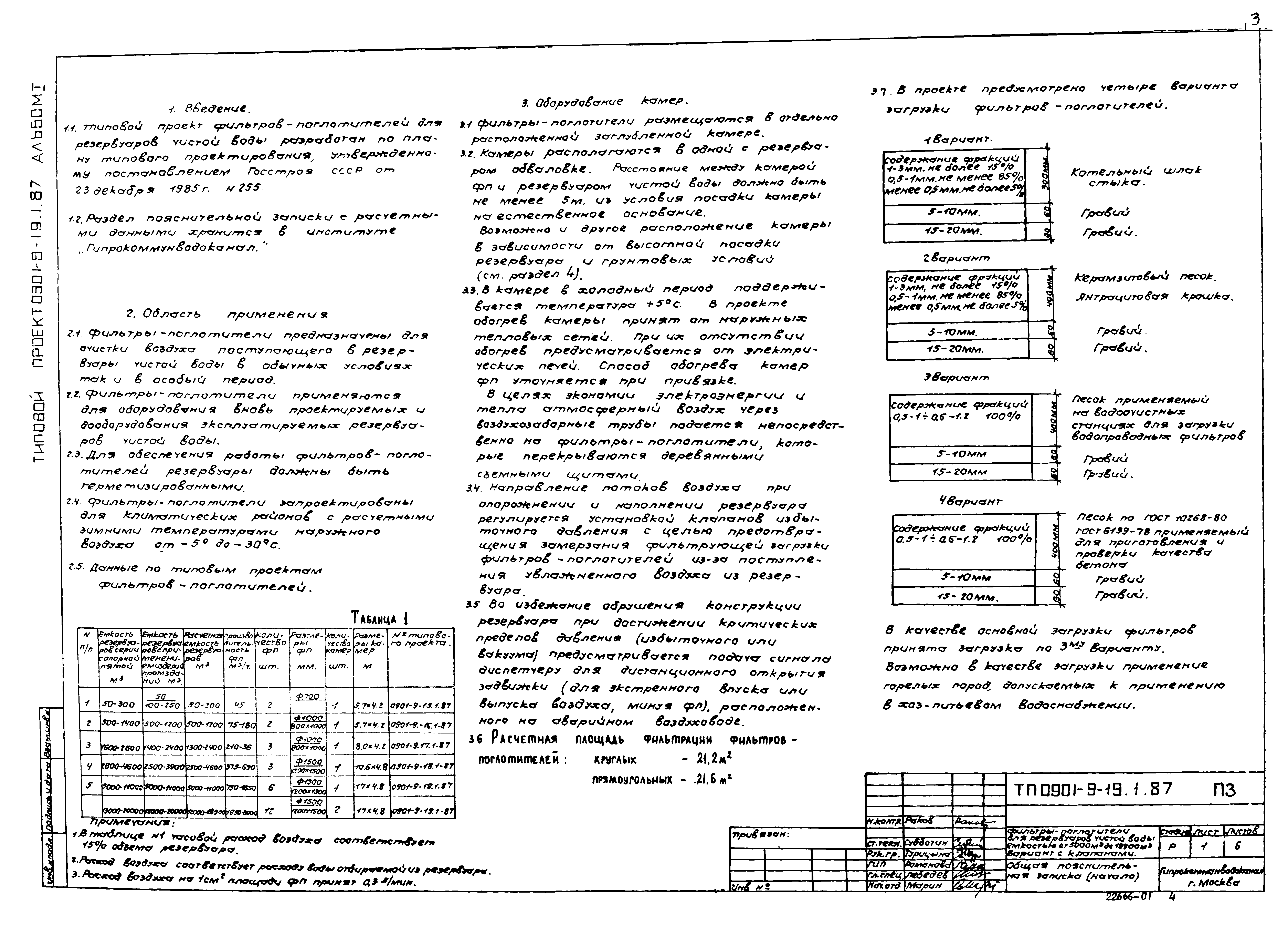 Типовой проект 0901-9-19.1.87