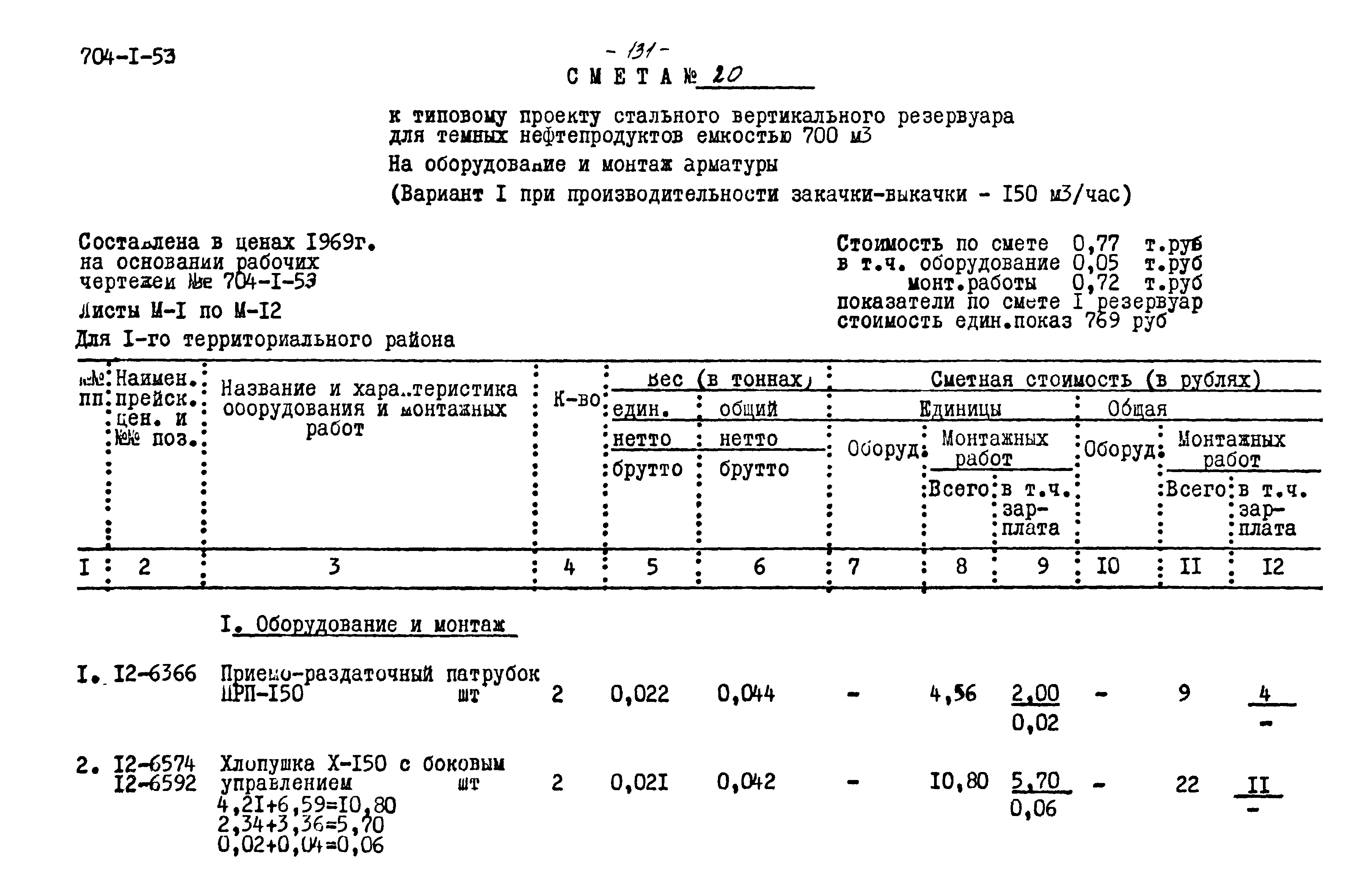 Типовой проект 704-1-53