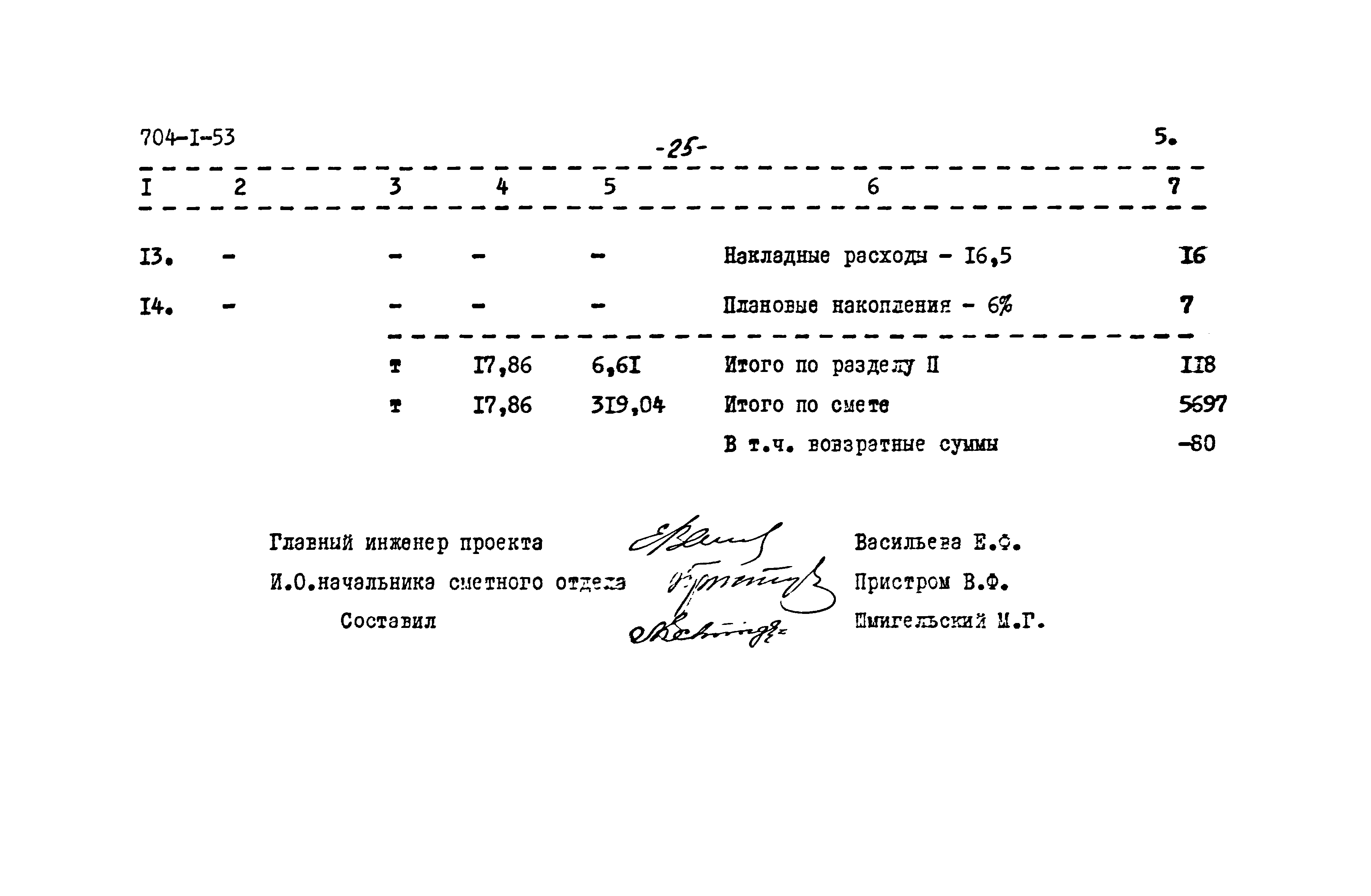 Типовой проект 704-1-53