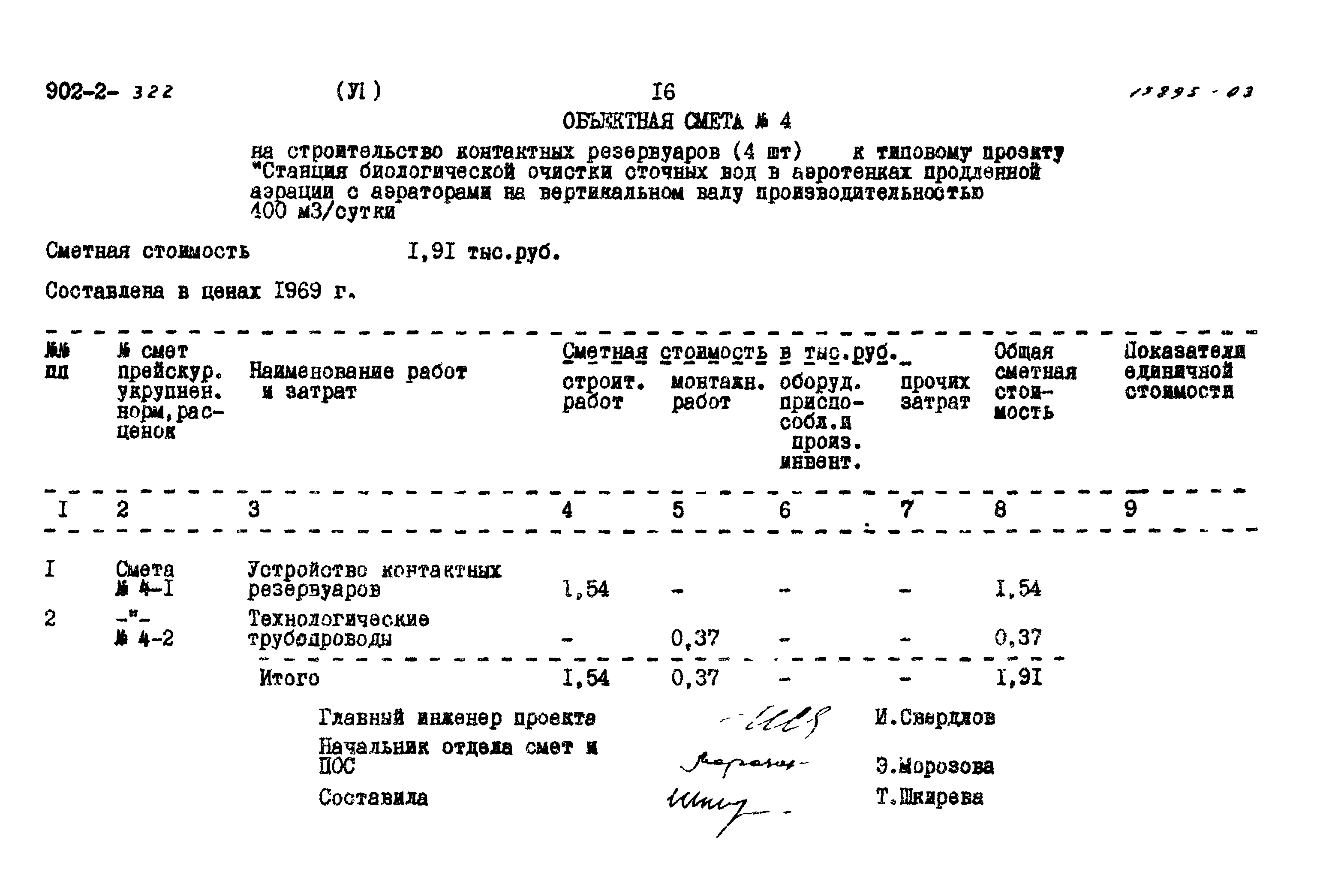 Типовой проект 902-2-322