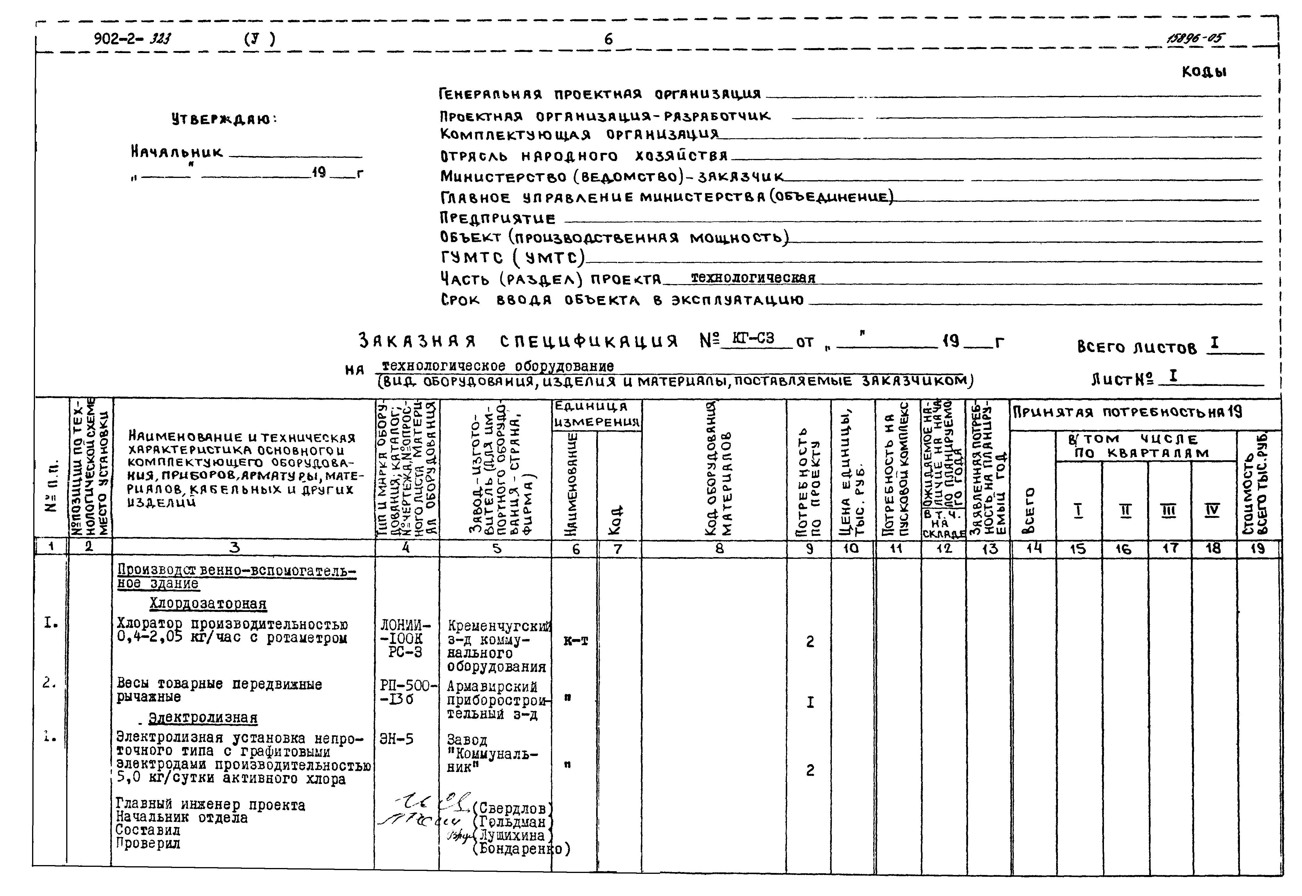 Типовой проект 902-2-322