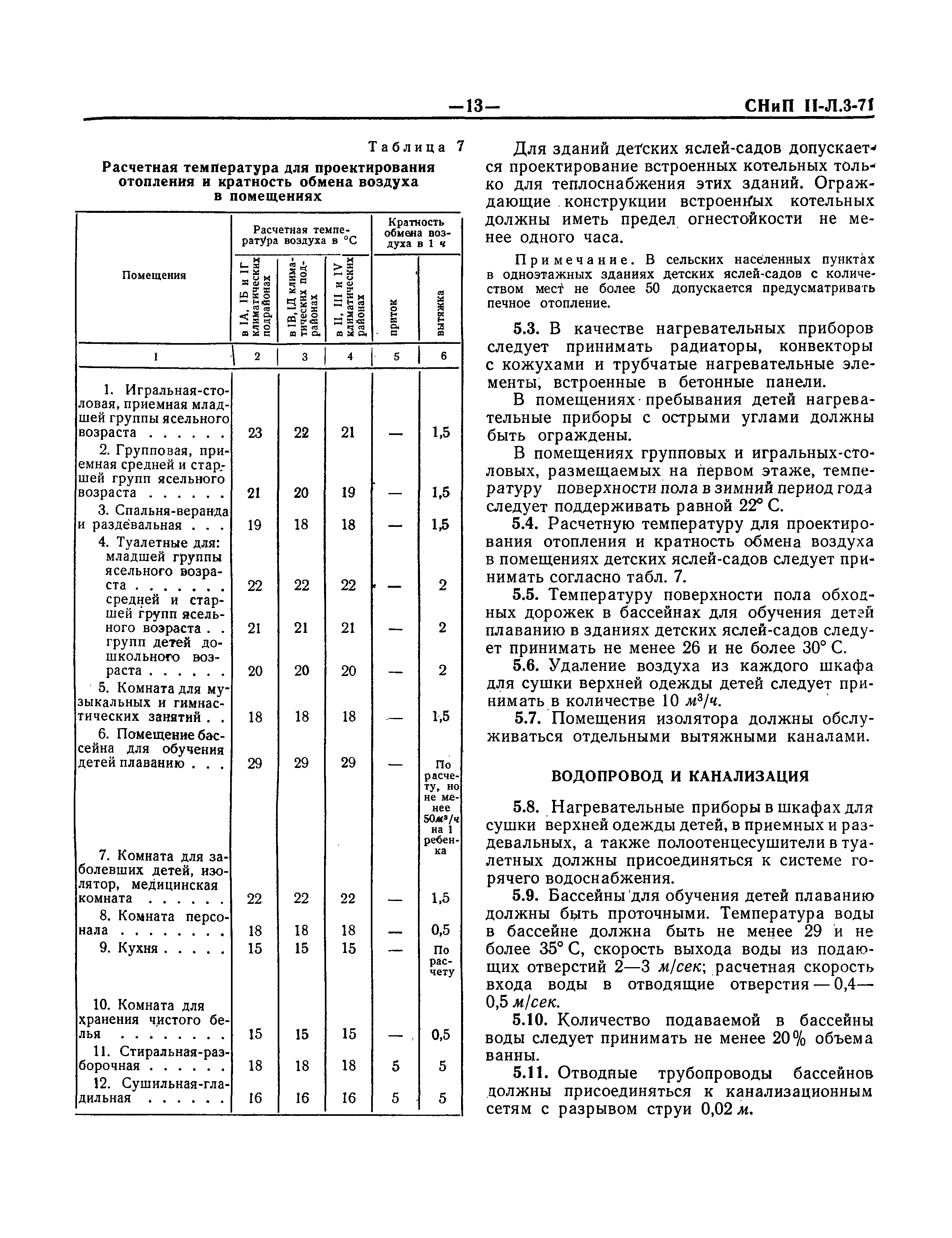 СНиП II-Л.3-71