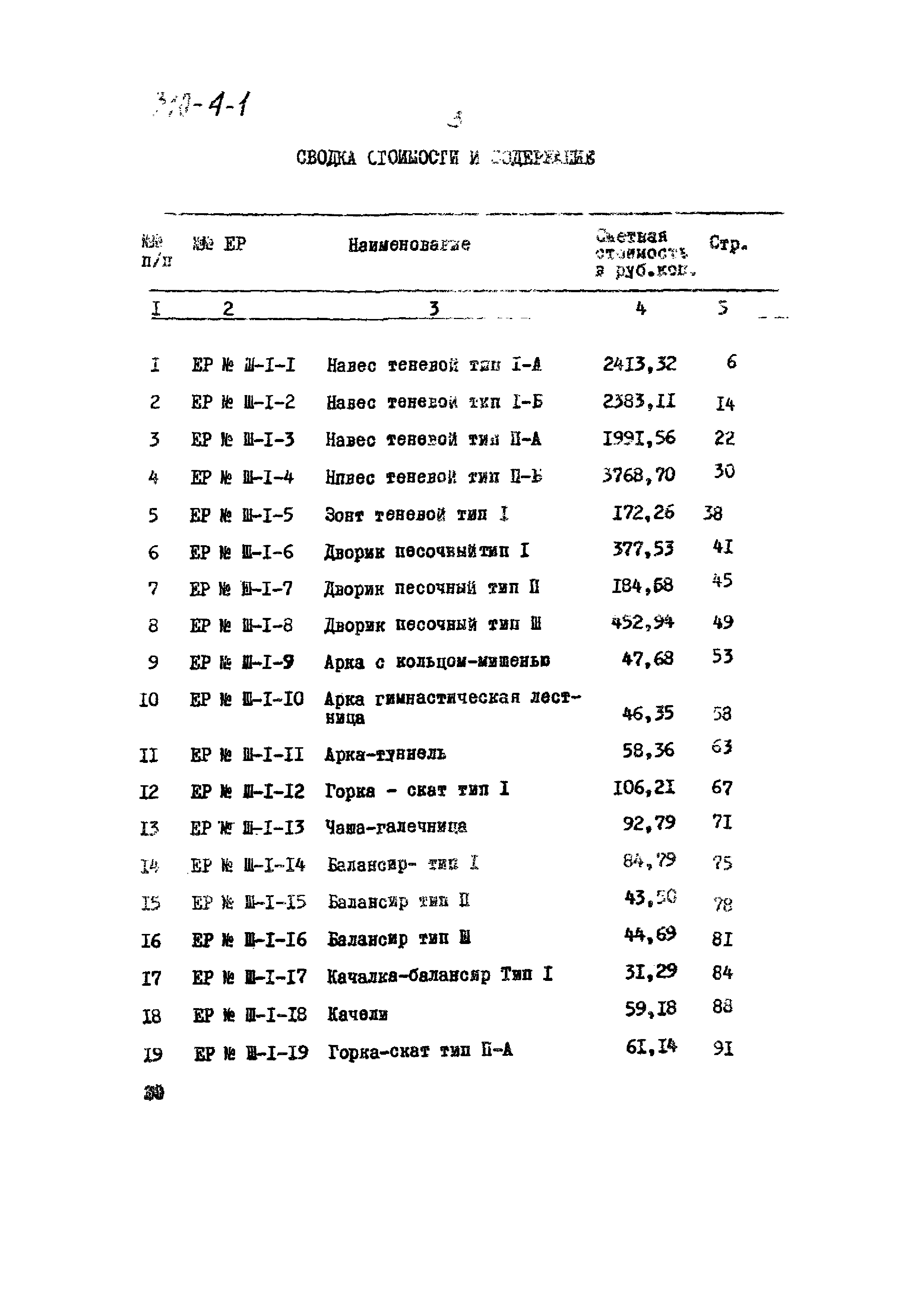 Типовой проект 310-4-1