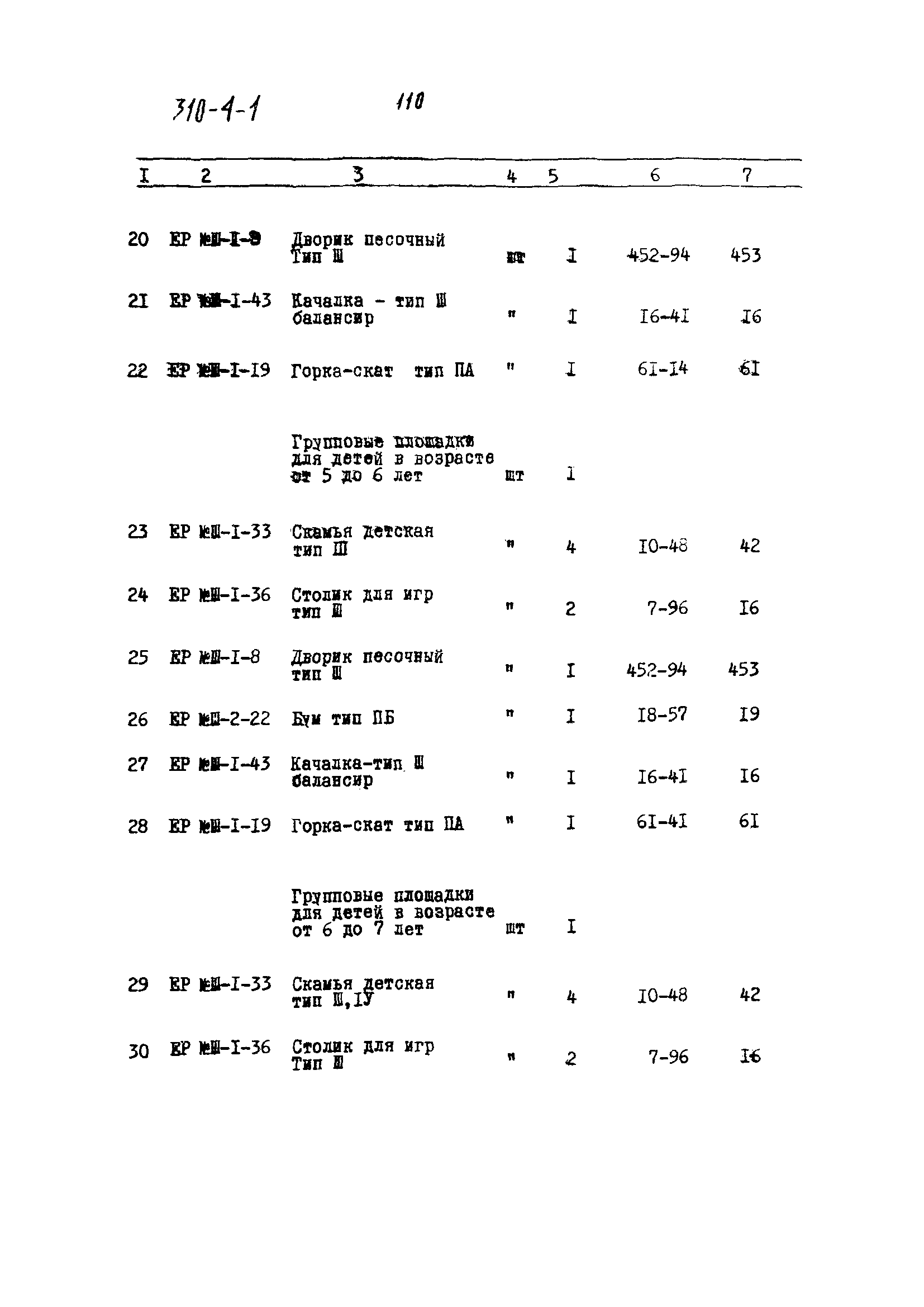 Типовой проект 310-4-1