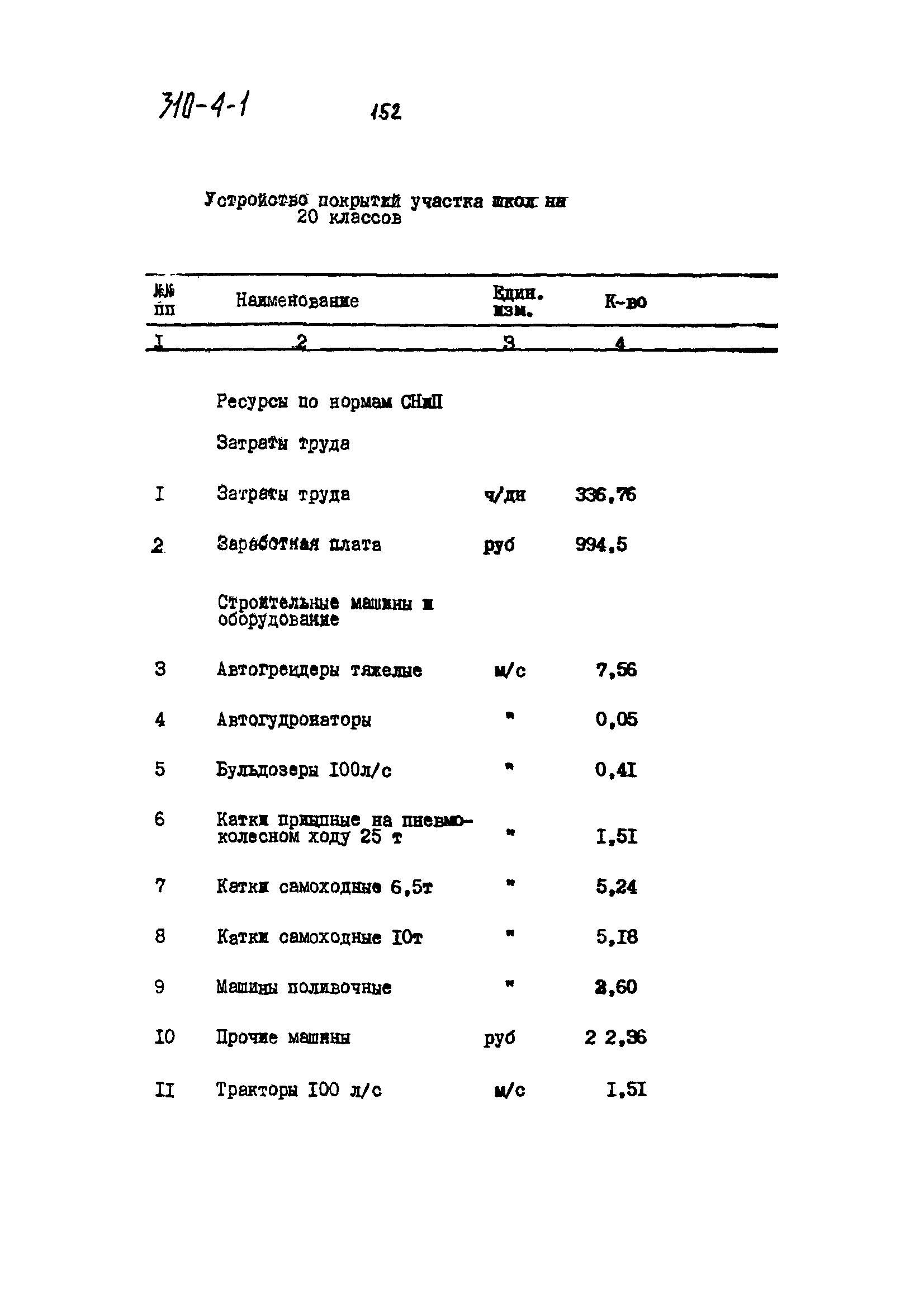 Типовой проект 310-4-1