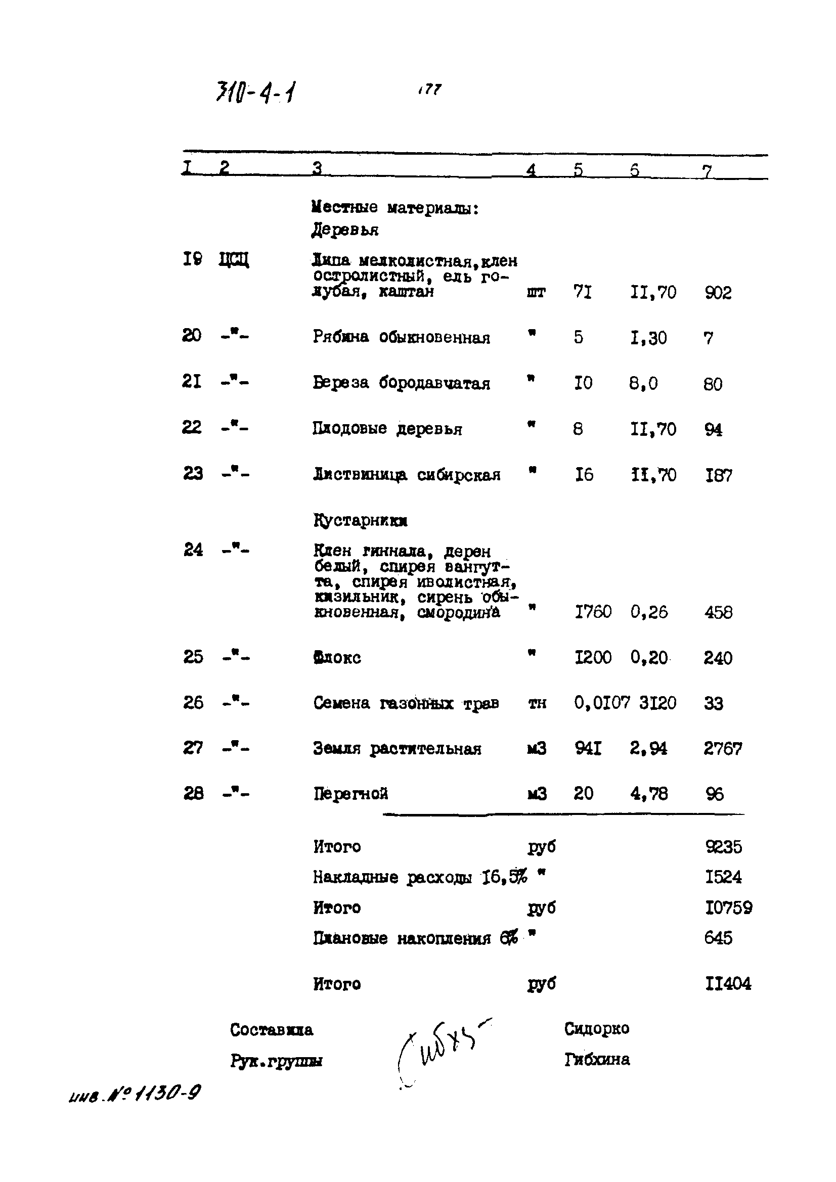 Типовой проект 310-4-1