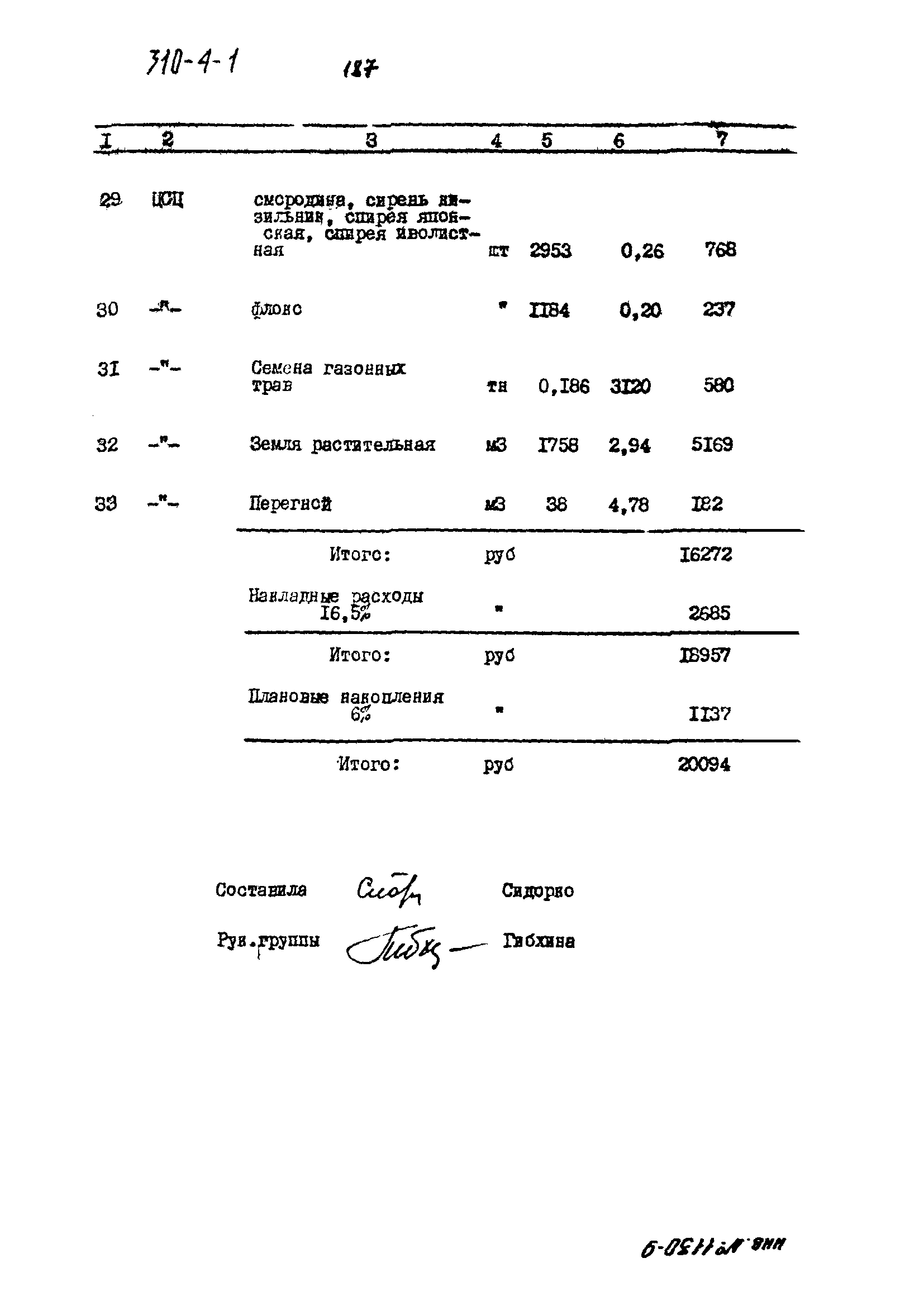 Типовой проект 310-4-1