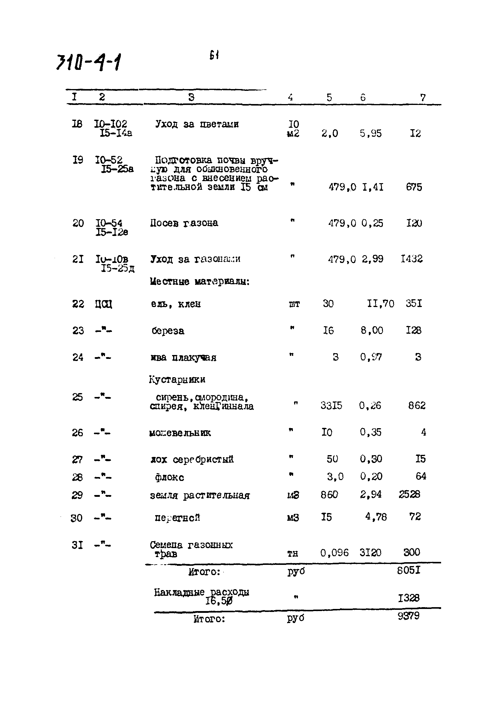 Типовой проект 310-4-1