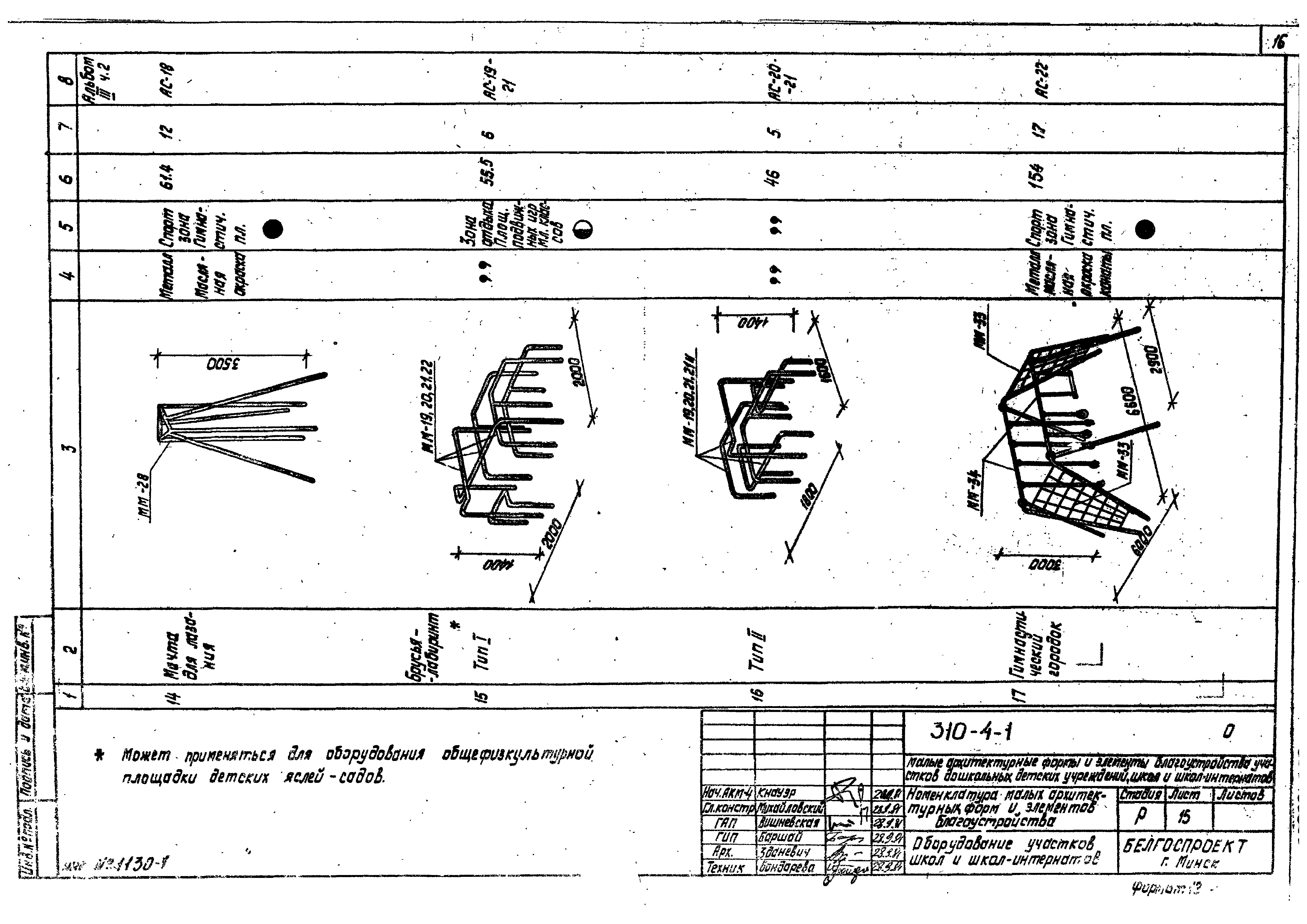 Типовой проект 310-4-1