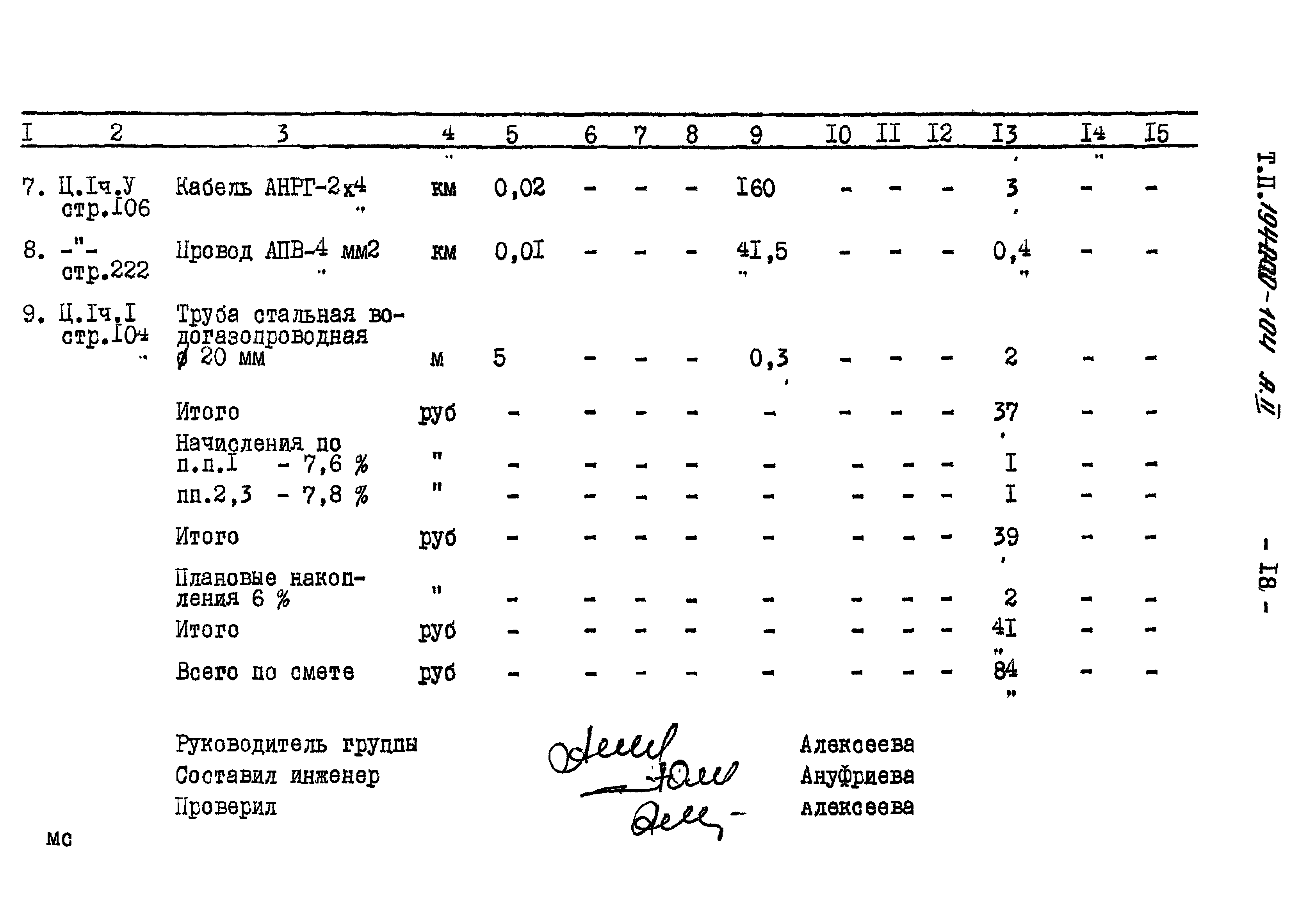 Типовой проект 194-000-104