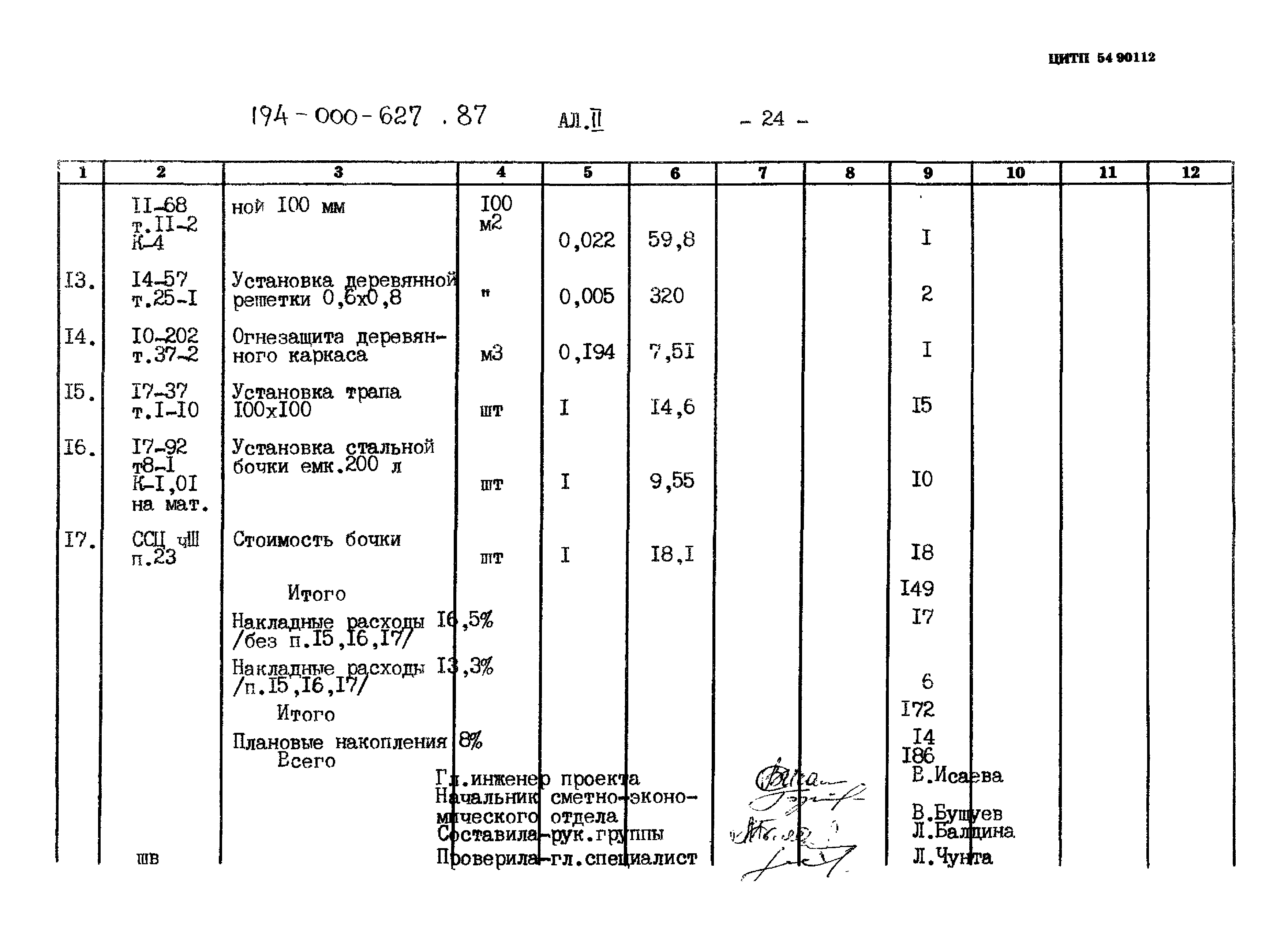 Типовой проект 194-000-627.87