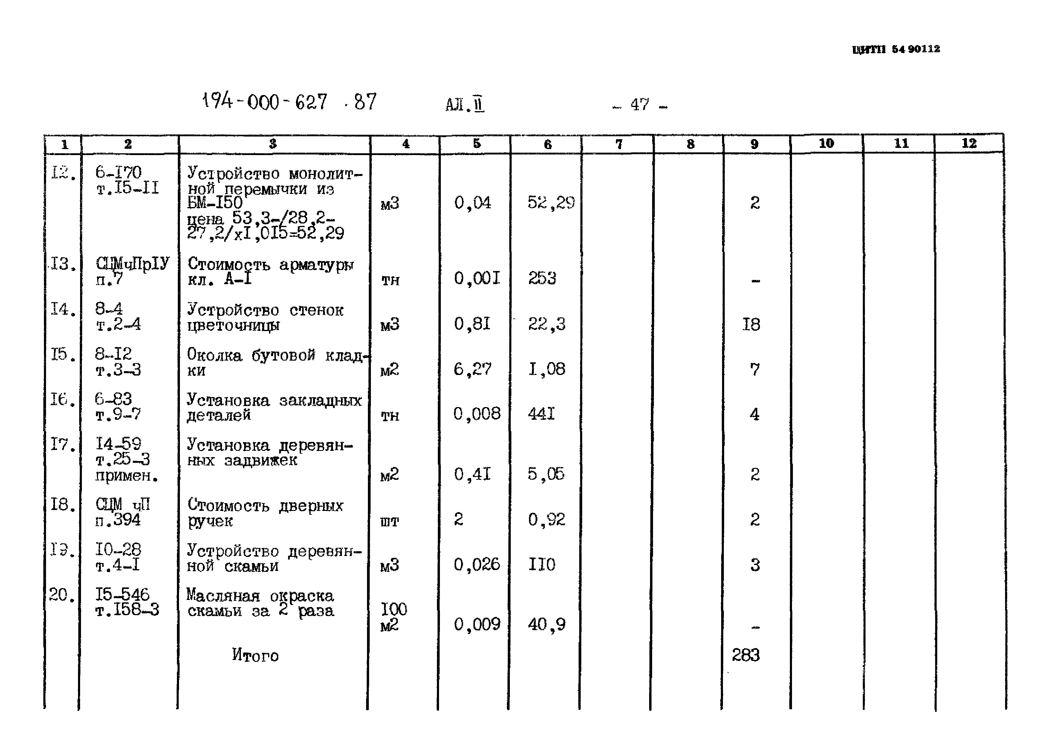 Типовой проект 194-000-627.87