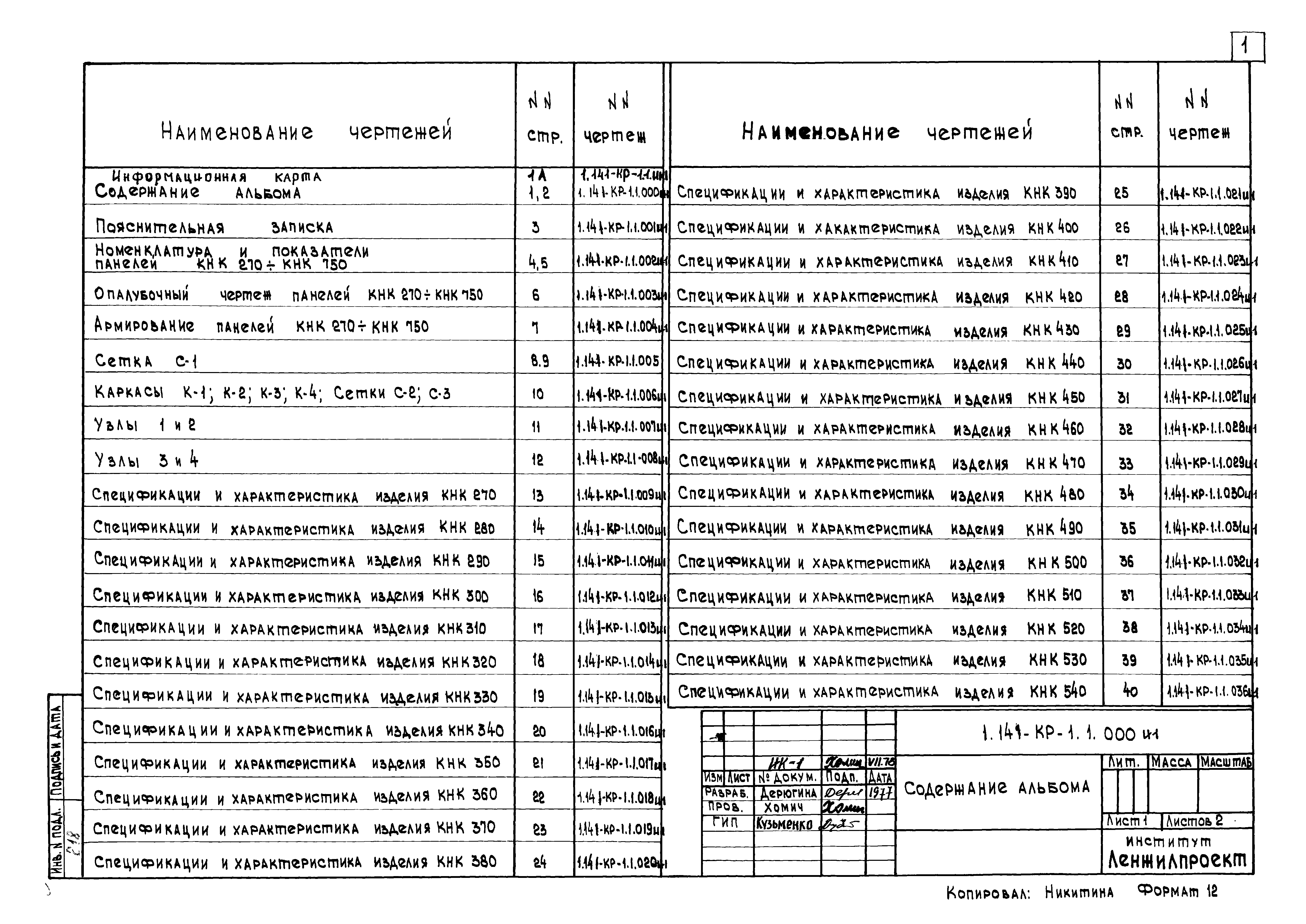 Серия 1.141-КР-1