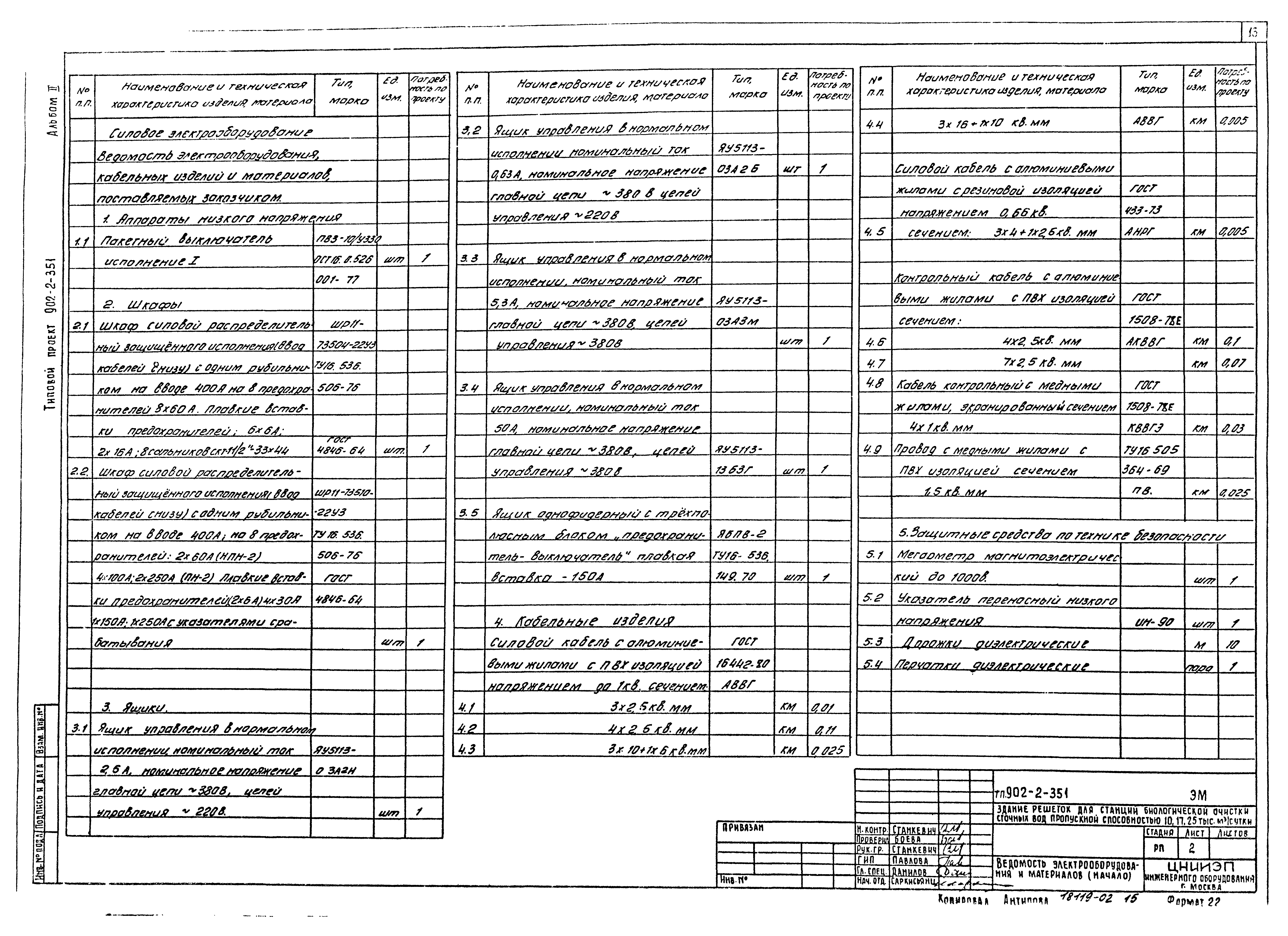 Типовой проект 902-2-351