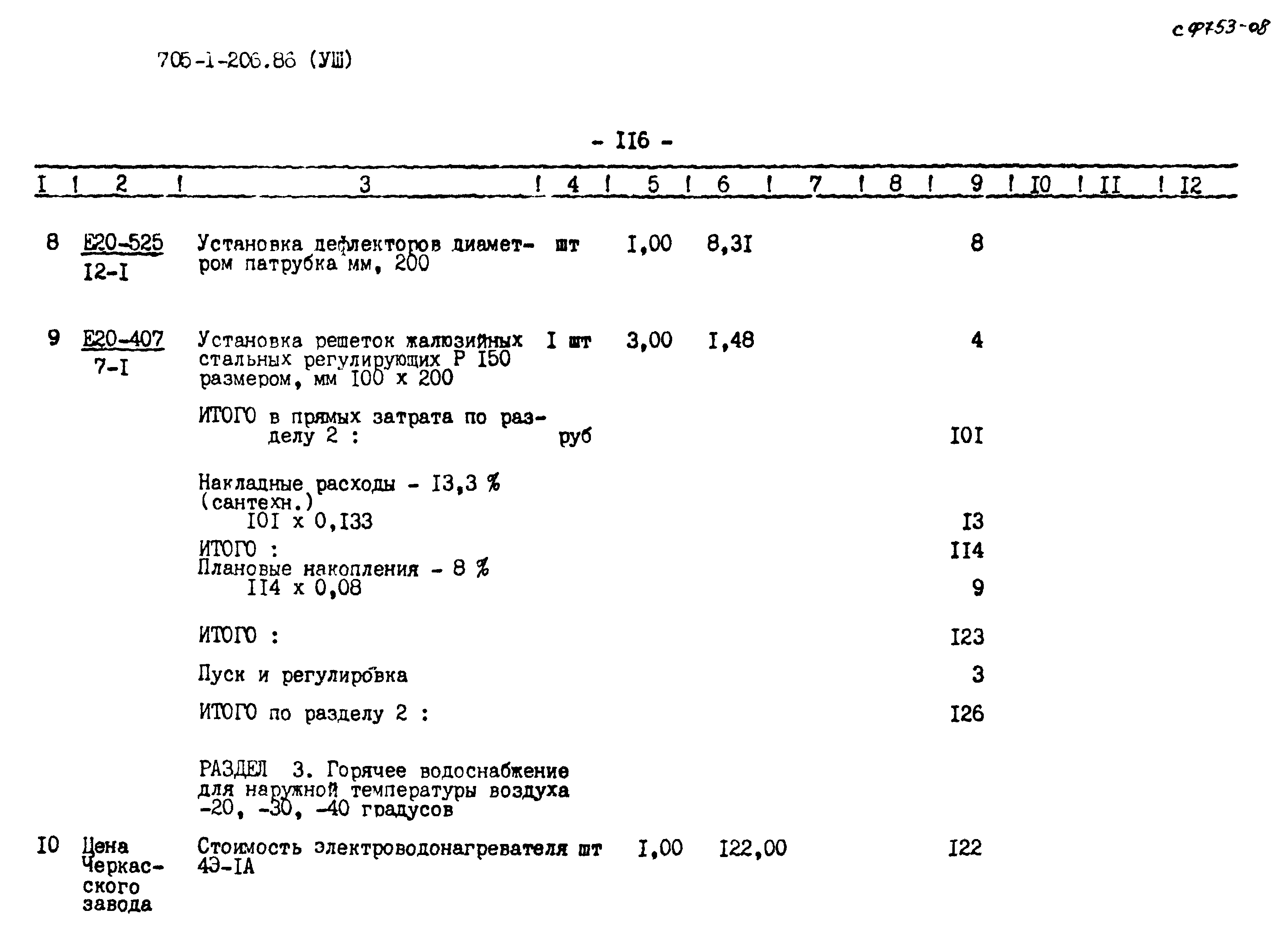 Типовой проект 705-1-206.86