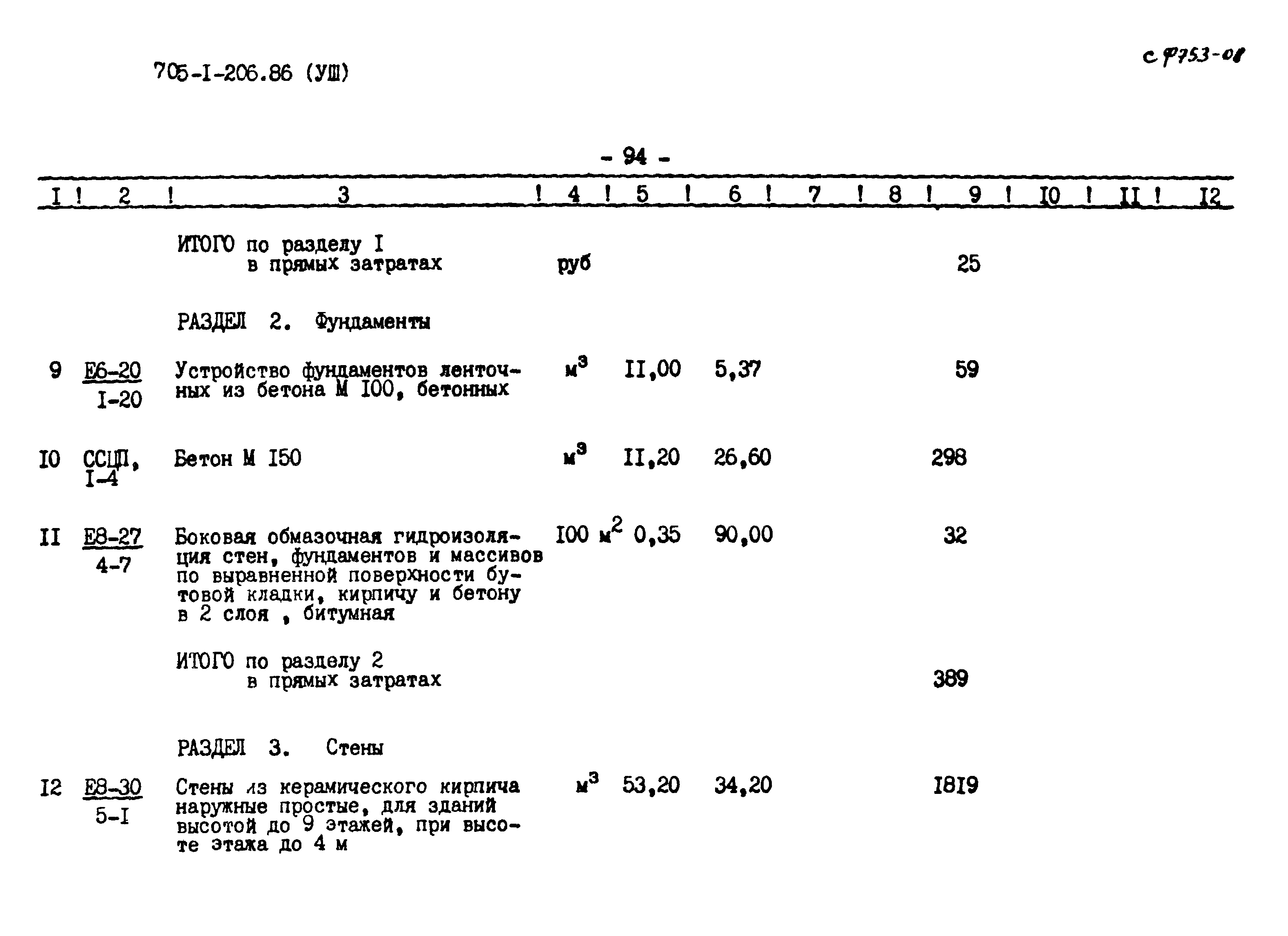 Типовой проект 705-1-206.86