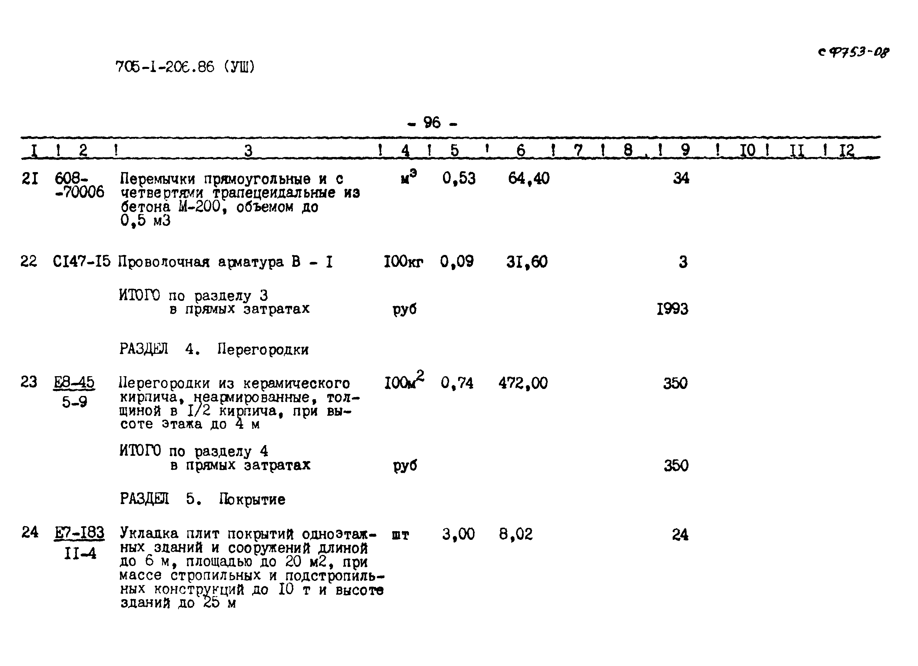 Типовой проект 705-1-206.86