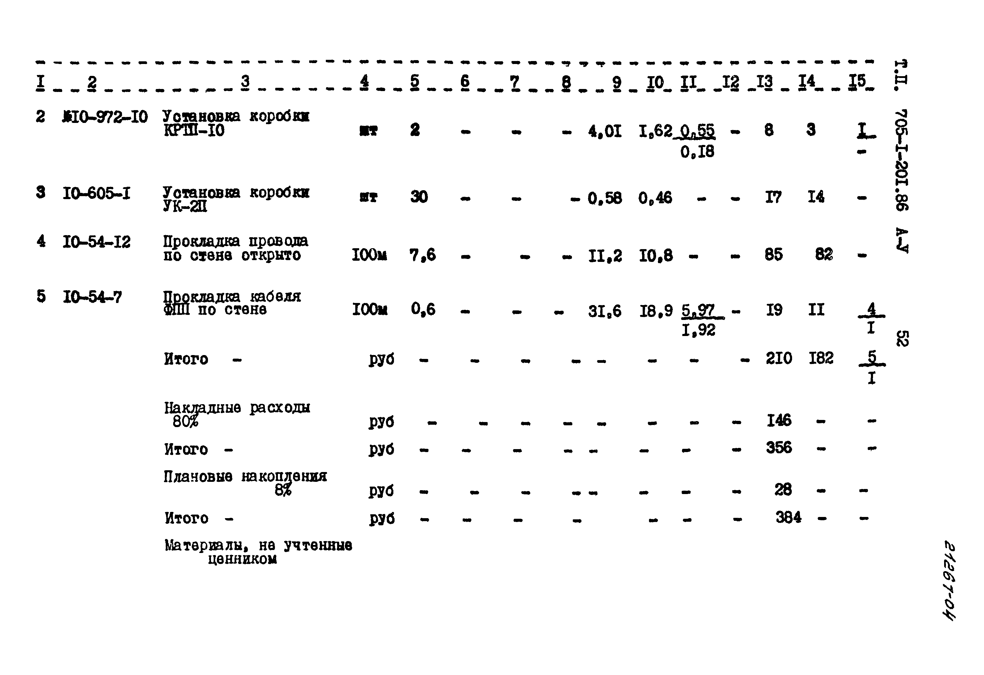 Типовой проект 705-1-201.86