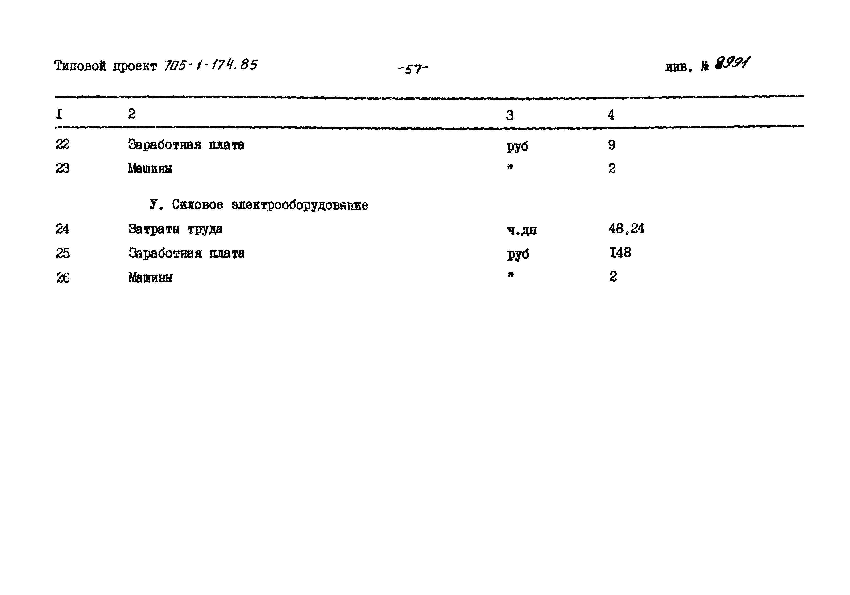 Типовой проект 705-1-174.85