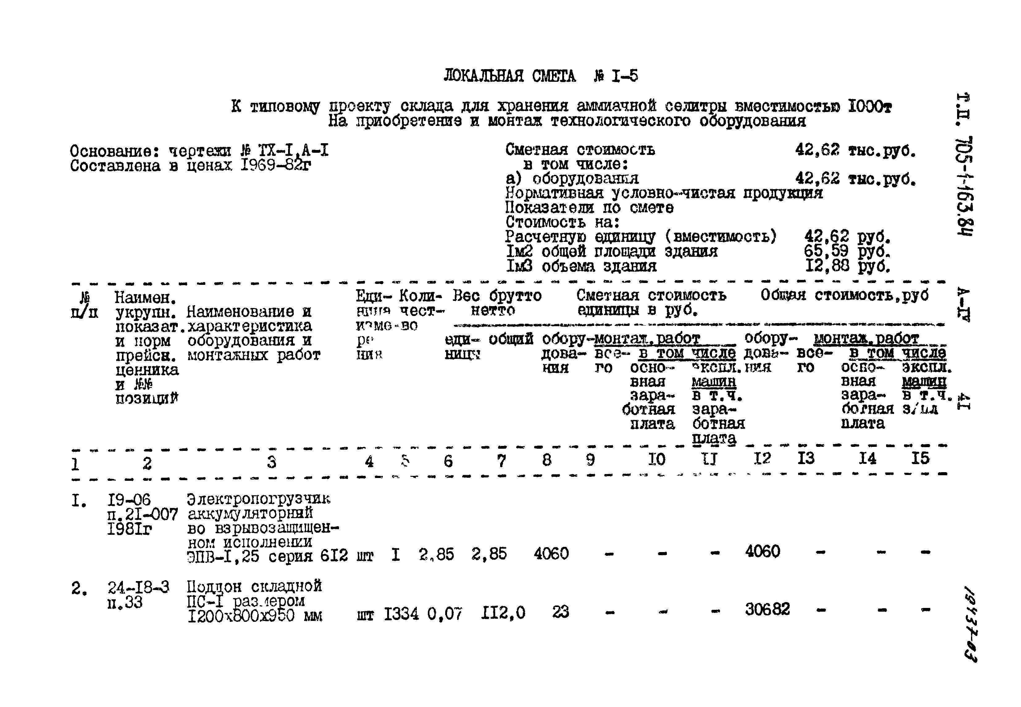 Типовой проект 705-1-163.84