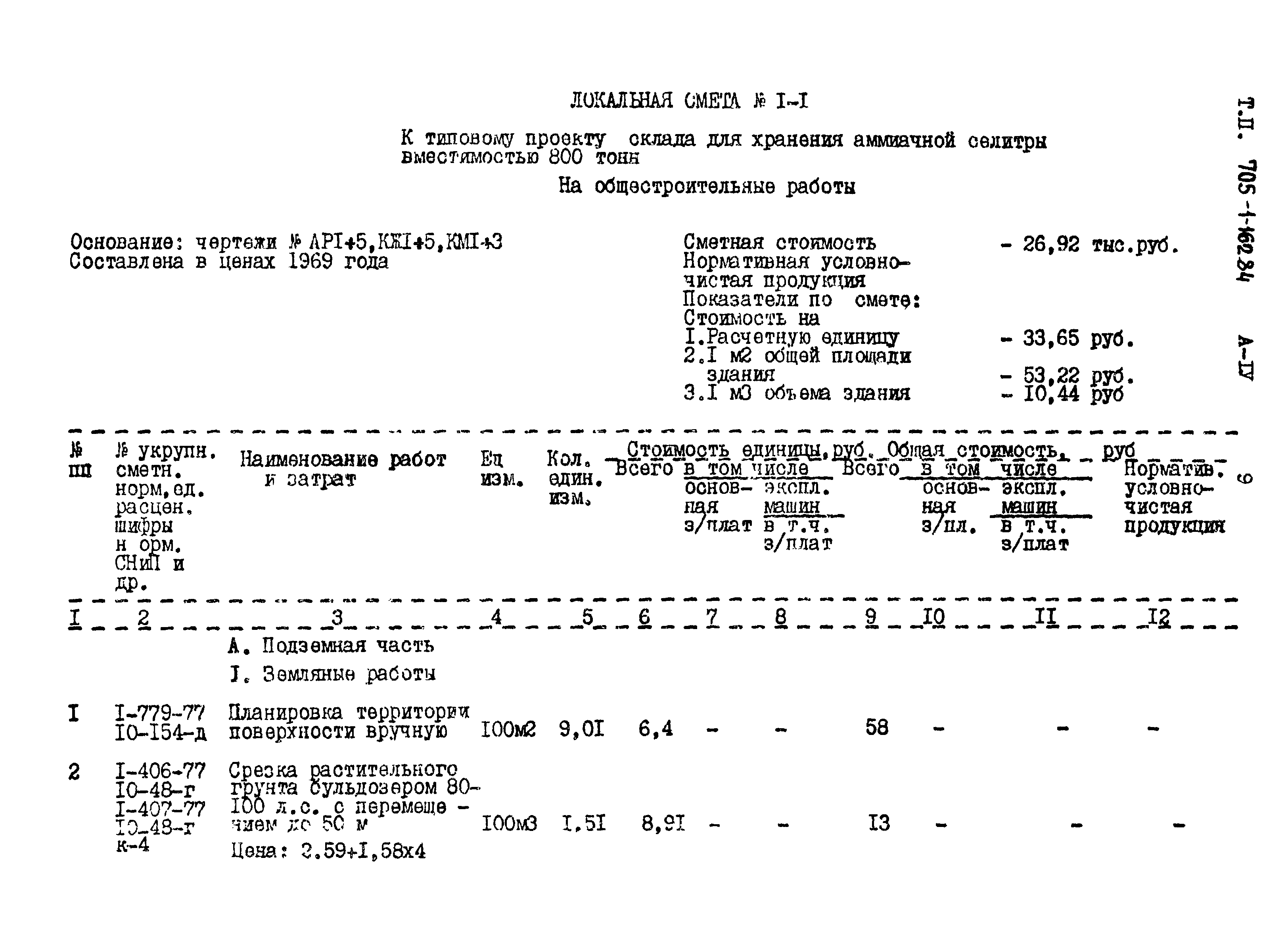 Типовой проект 705-1-162.84