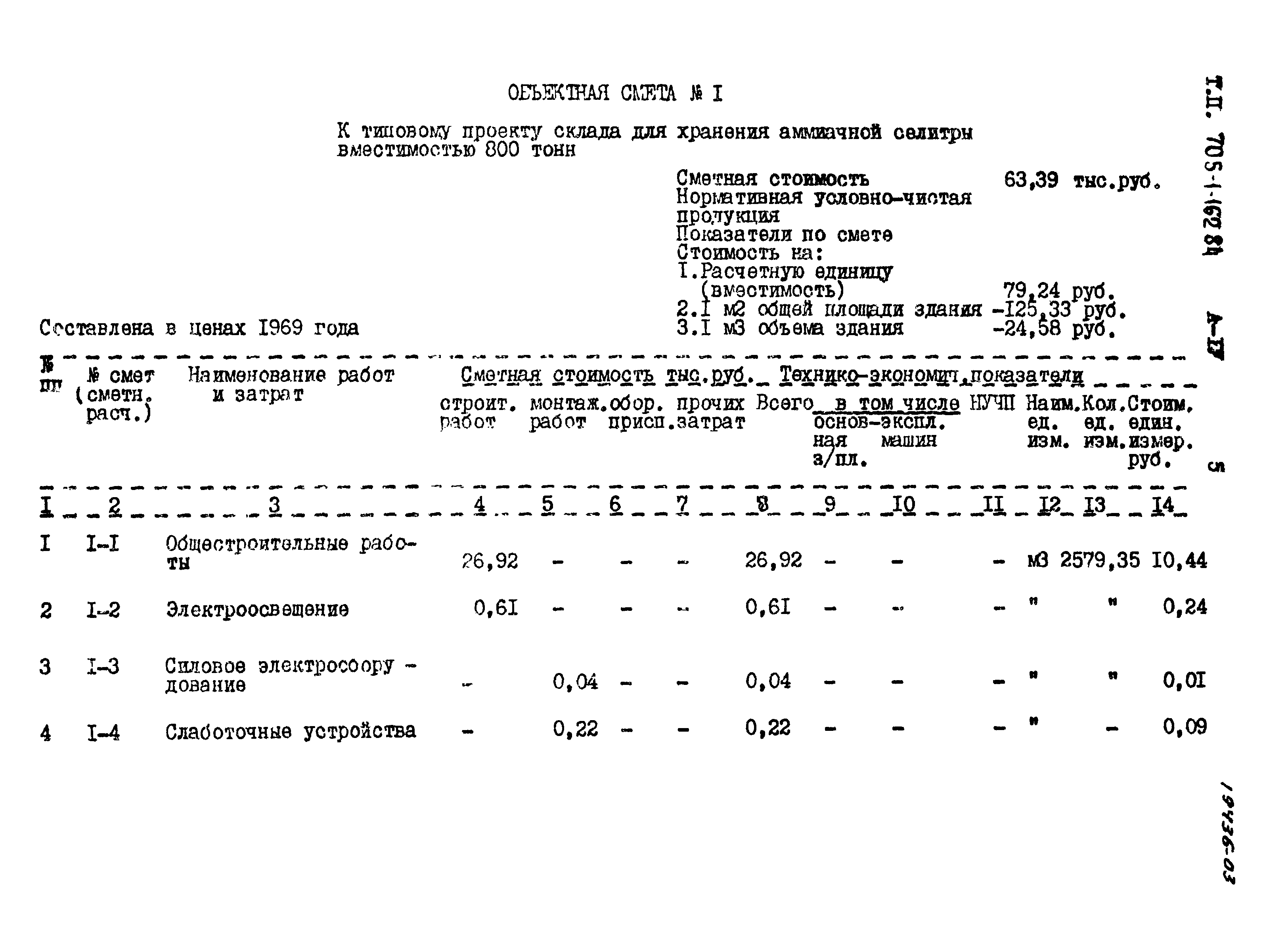 Типовой проект 705-1-162.84