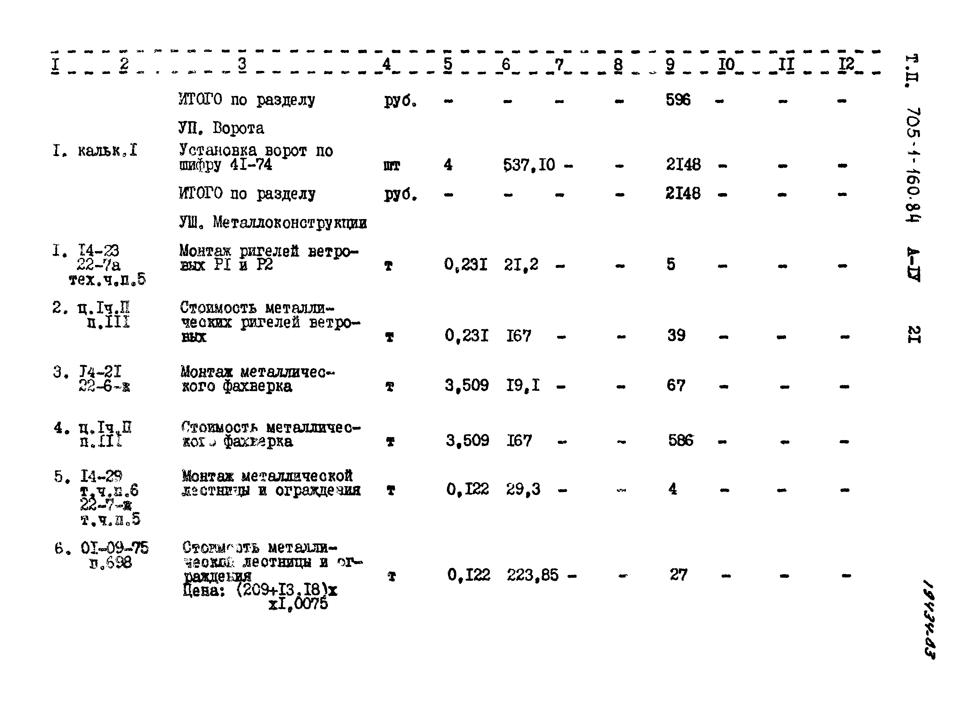 Типовой проект 705-1-160.84