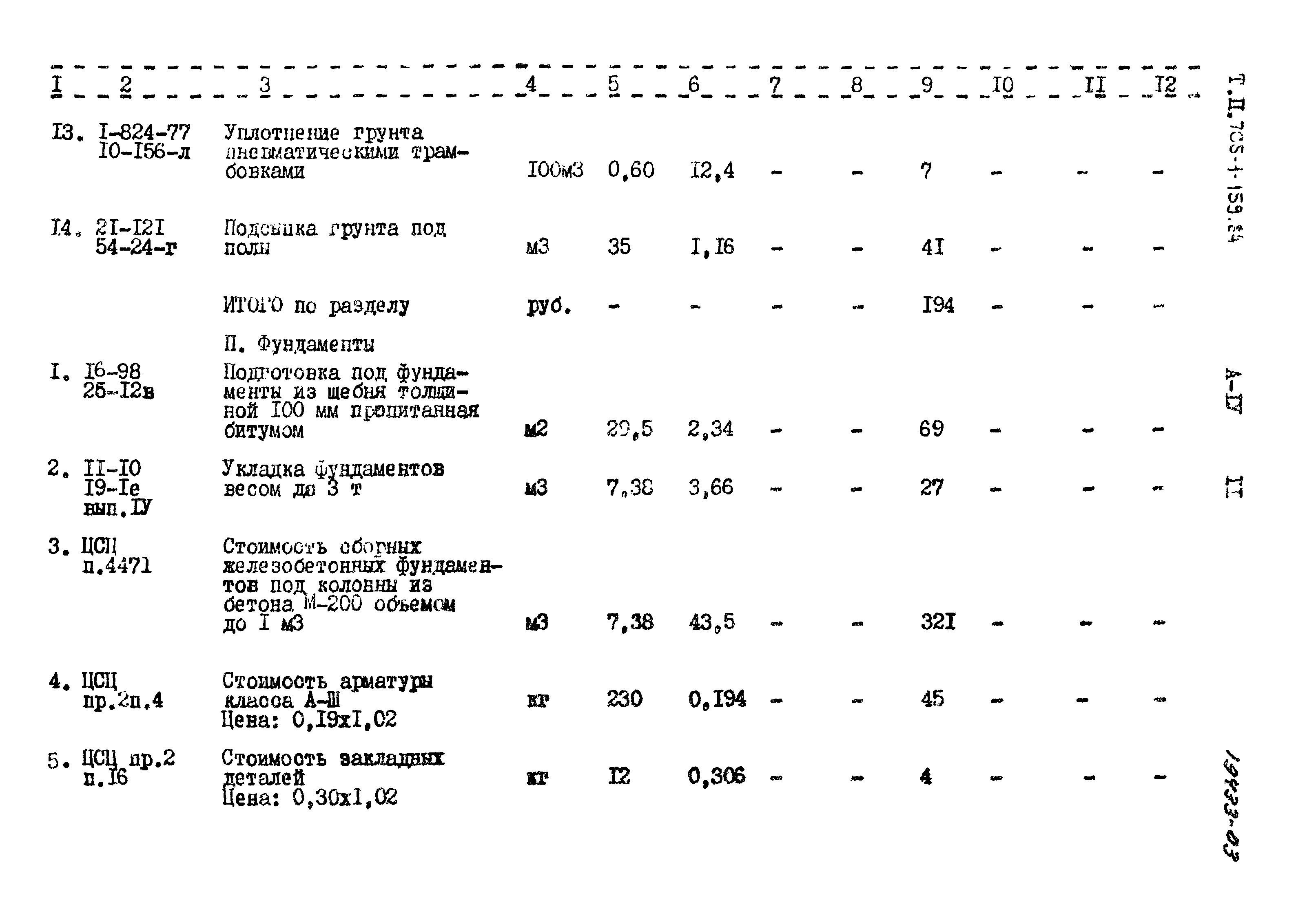 Типовой проект 705-1-159.84