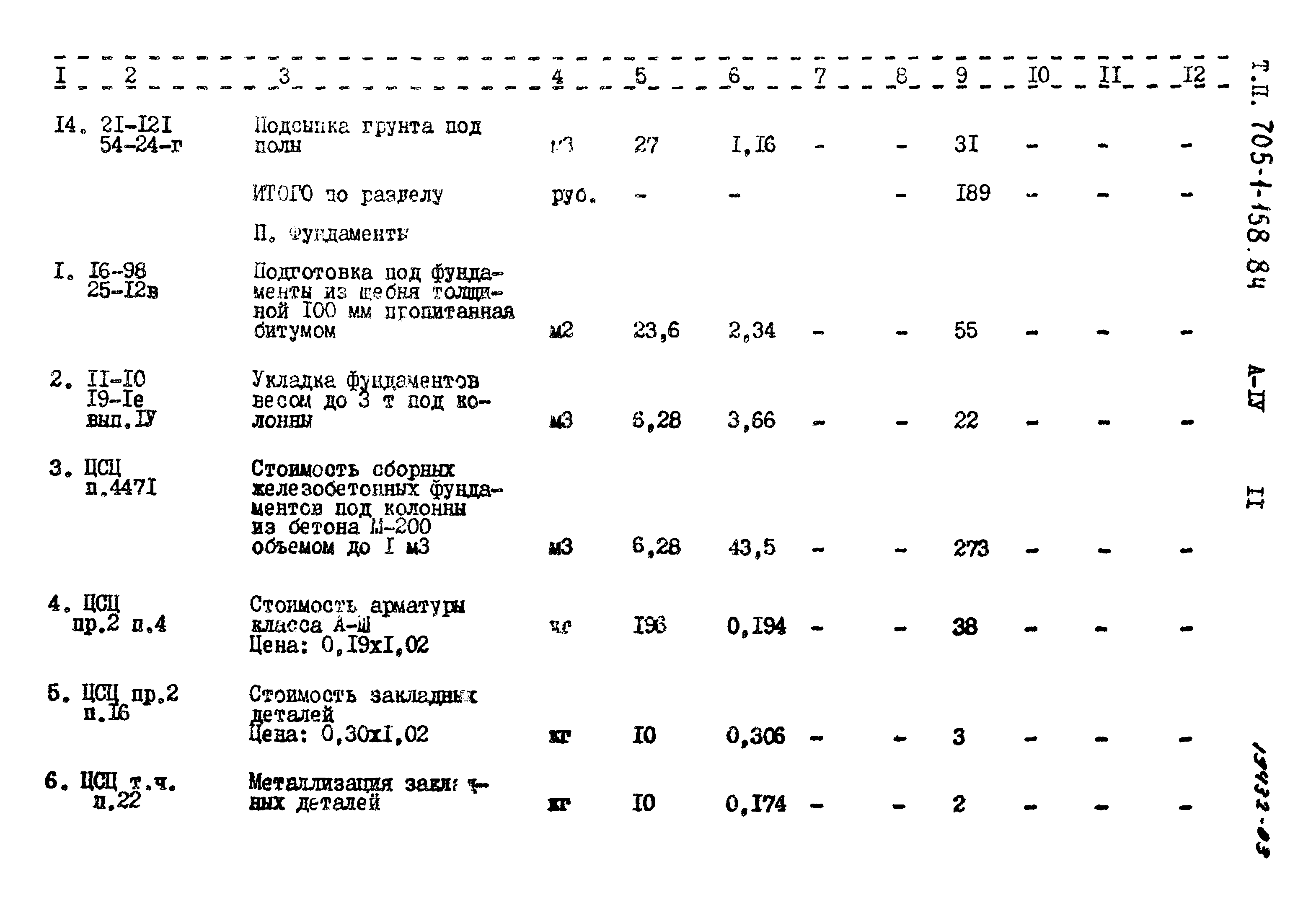 Типовой проект 705-1-158.84